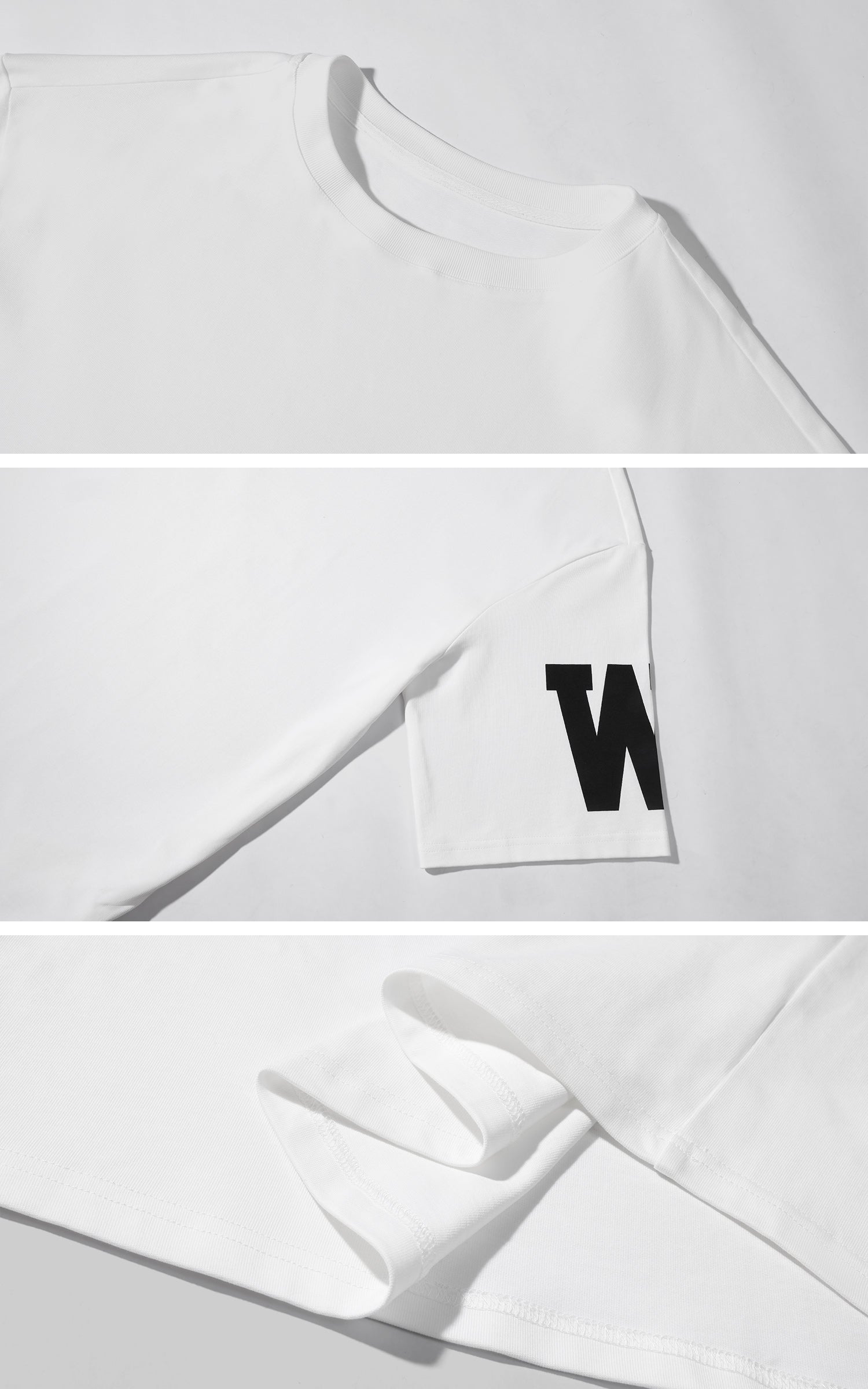 WARDEN EDGE Letter Print Oversized Short Sleeve T-Shirt