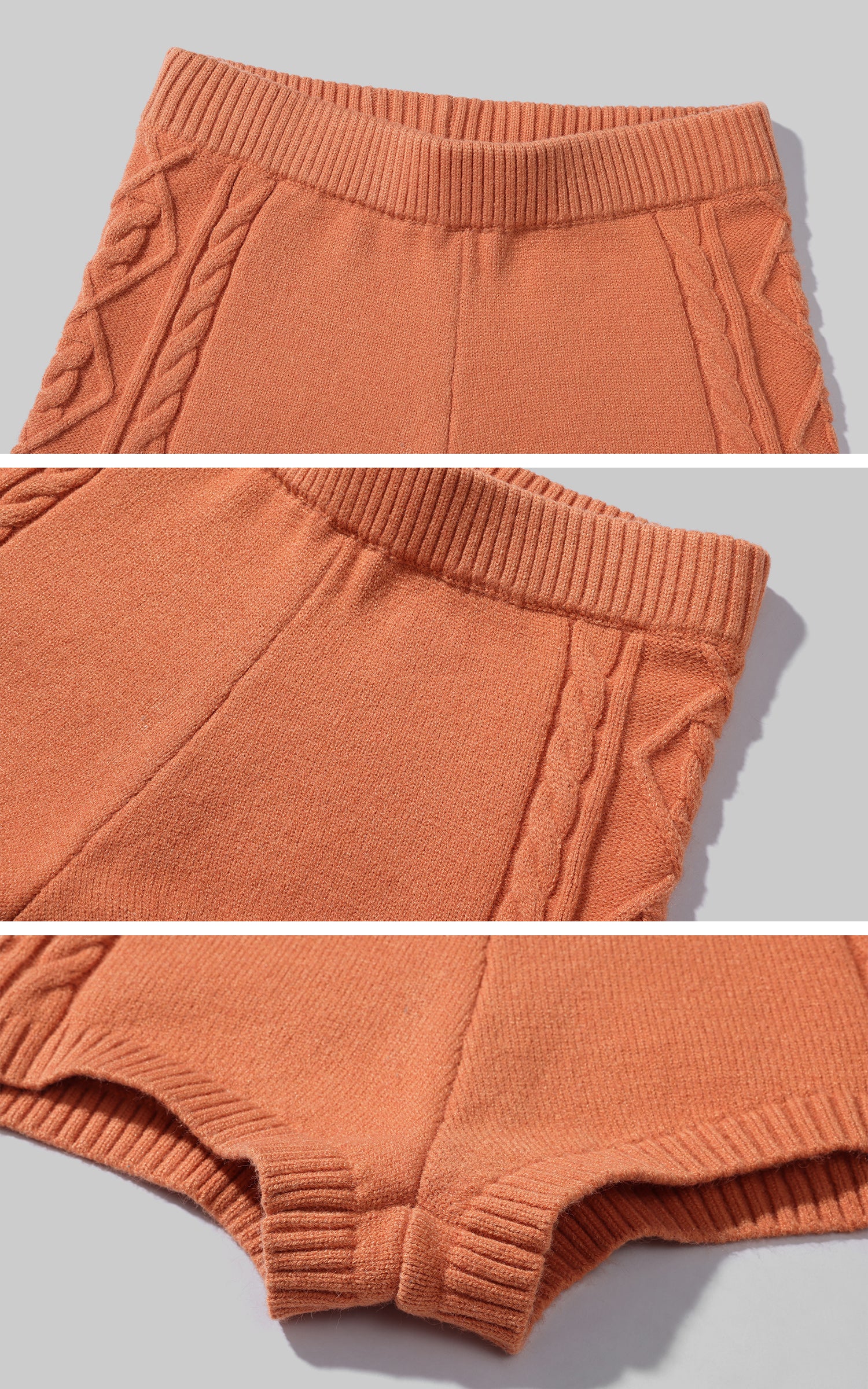 WARDEN EDGE ケーブルニットショーツ