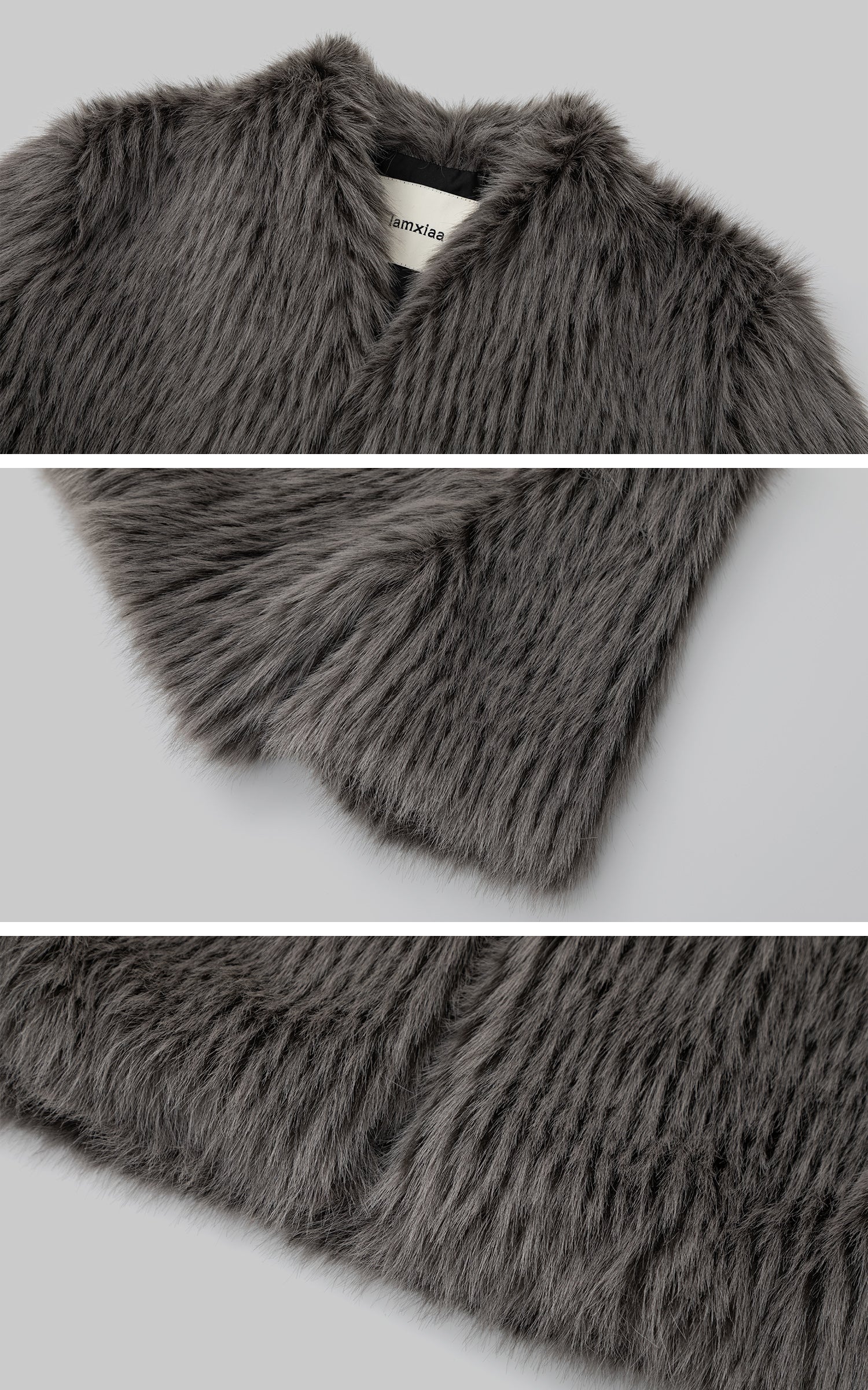 IAMXIAA Faux Fur Cropped Jacket