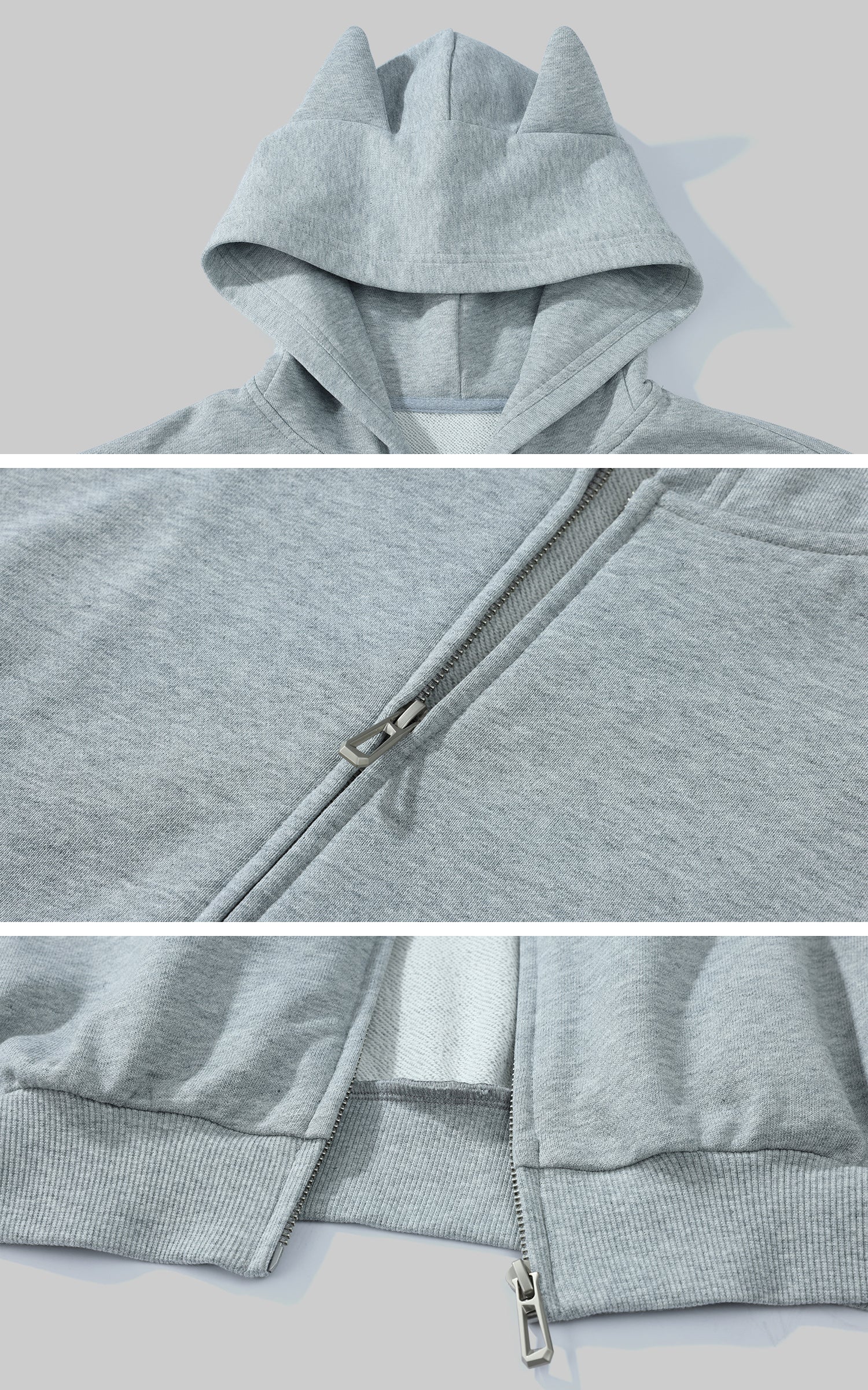 WARDEN EDGE Grey-Blue Hoodie Sweatpants Set - PINKPARKS