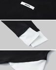 WARDEN EDGE Black Two-Layered Long Sleeve Top - PINKPARKS