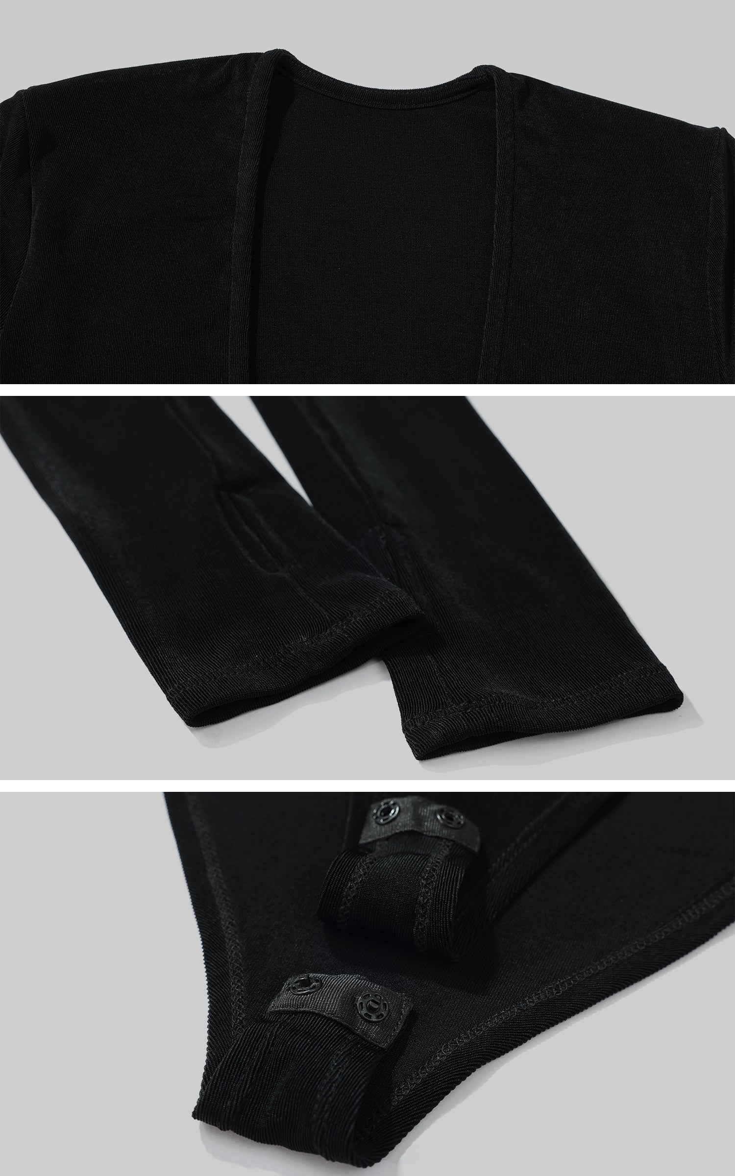 ROVENTE Deep V Cutout Bodysuit with Lace Bra Detail - PINKPARKS