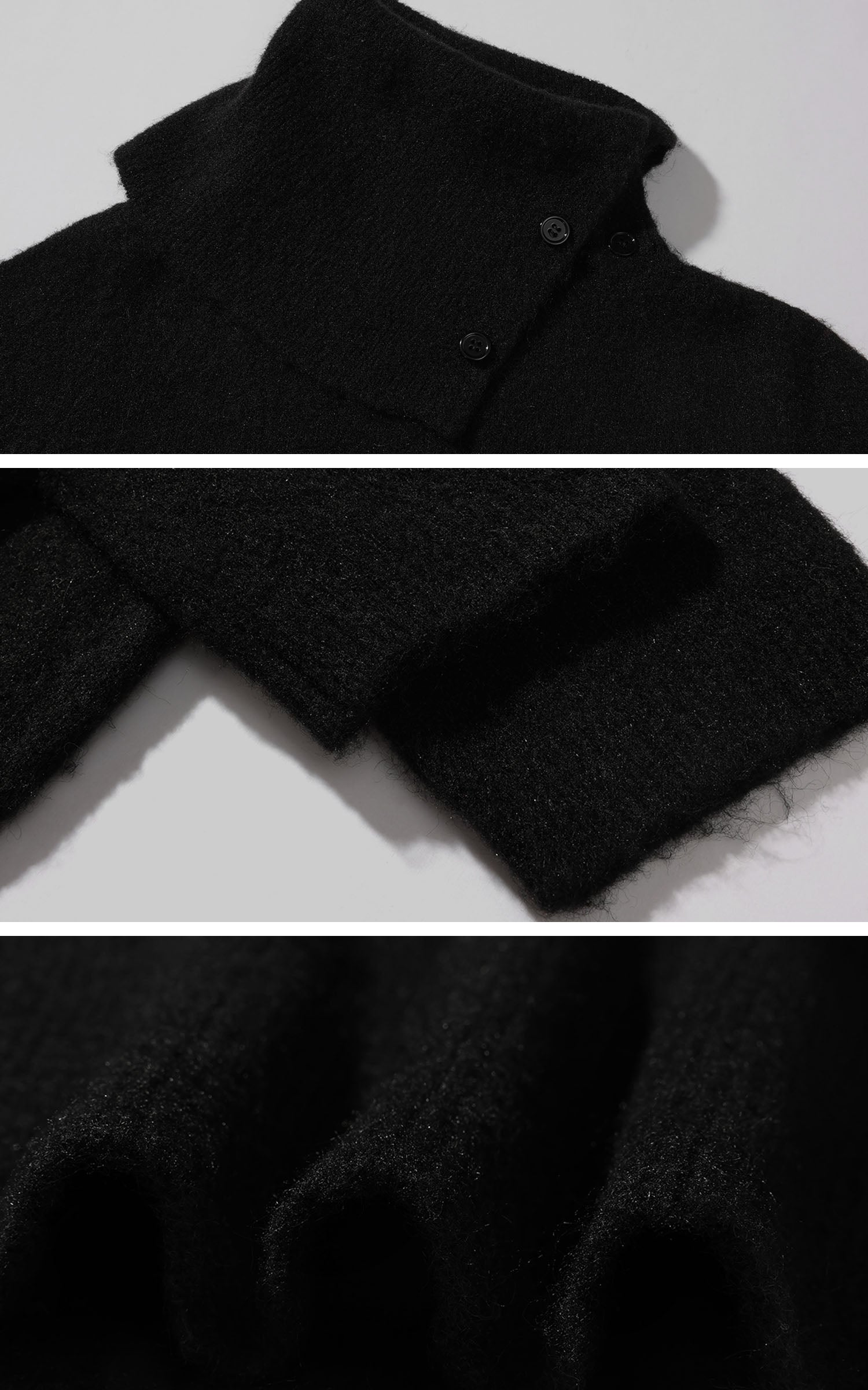 0122stepll ハイネックショートスリーブニットトップ