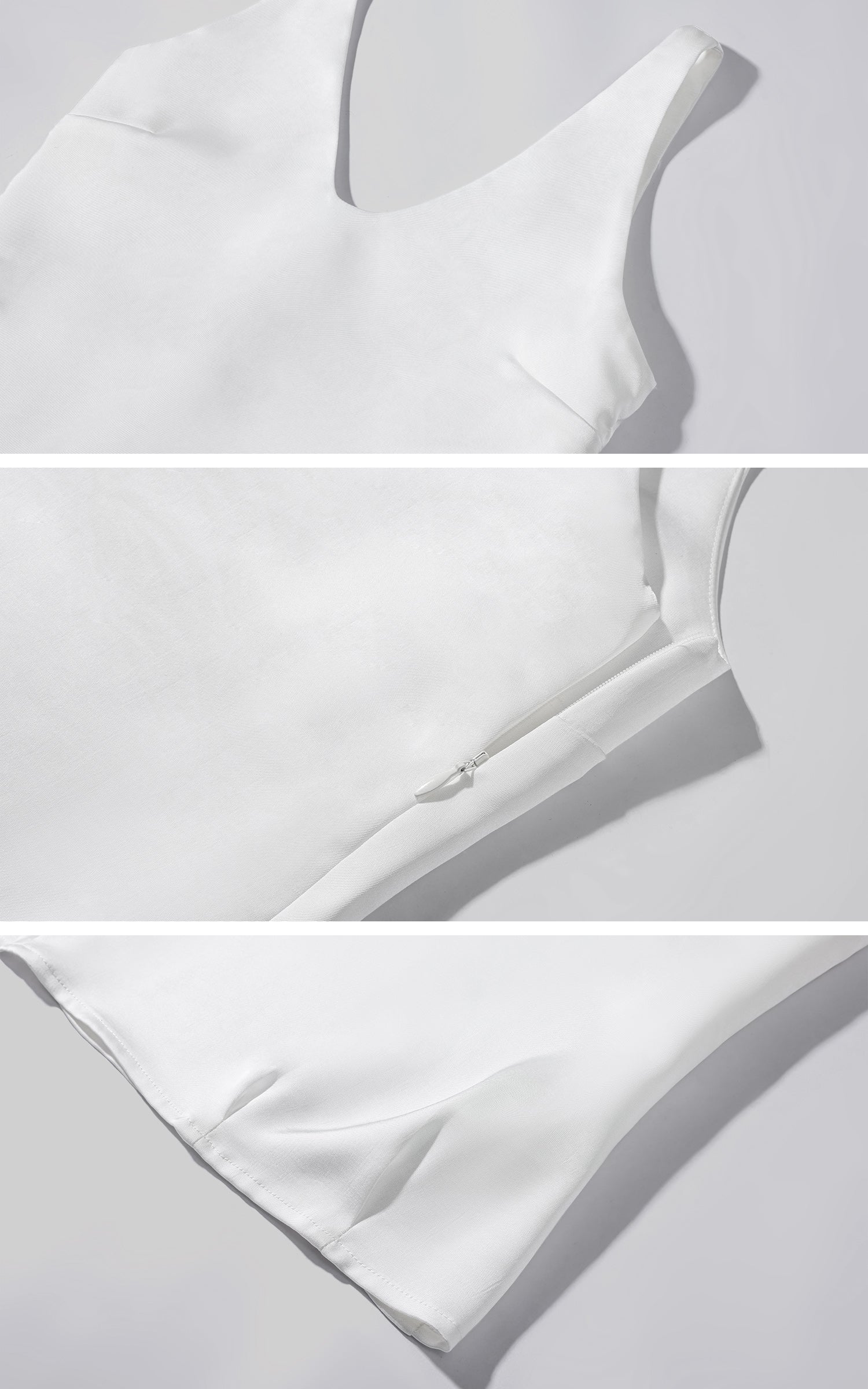 WARDEN EDGE ディープVスカルプテッドタンクトップ