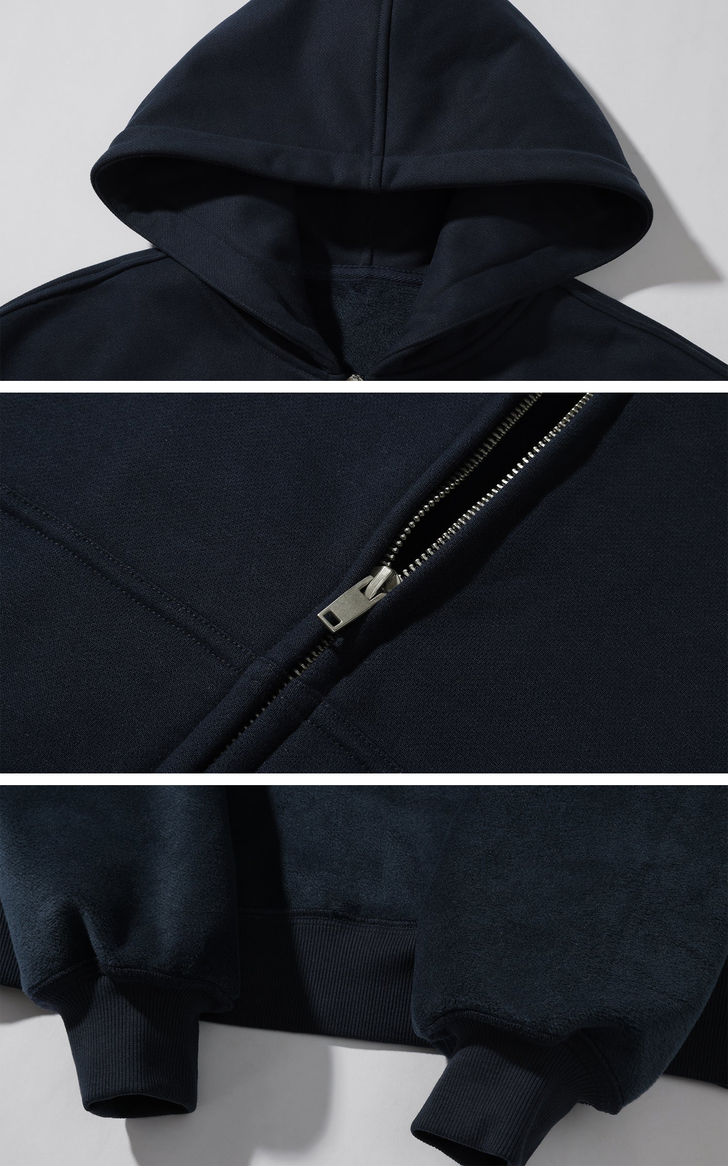 ROVENTE フリースジップフーディ &amp; ワイドレッグパンツセット