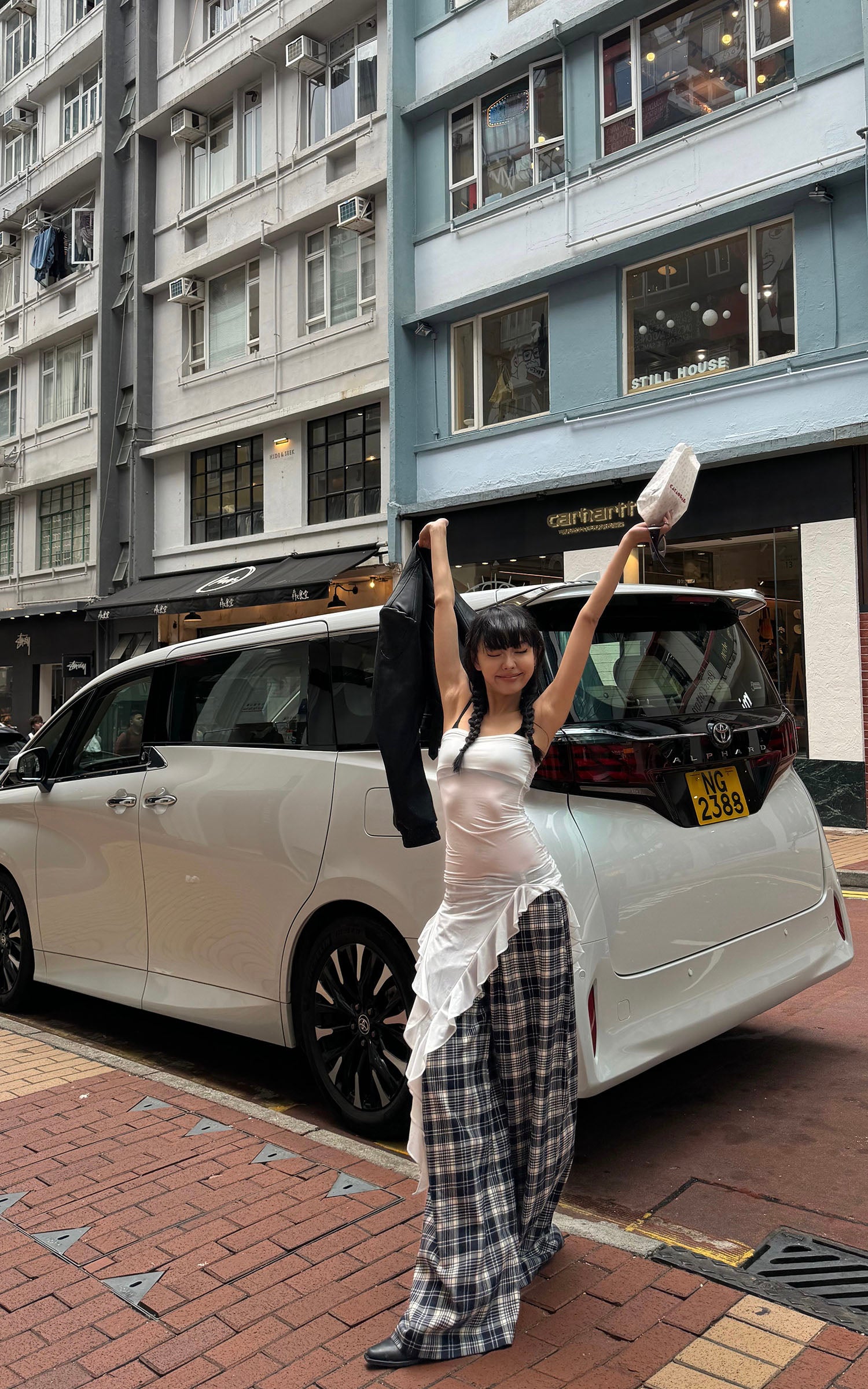 WARDEN EDGE Asymmetric Ruffle Dress - PINKPARKS