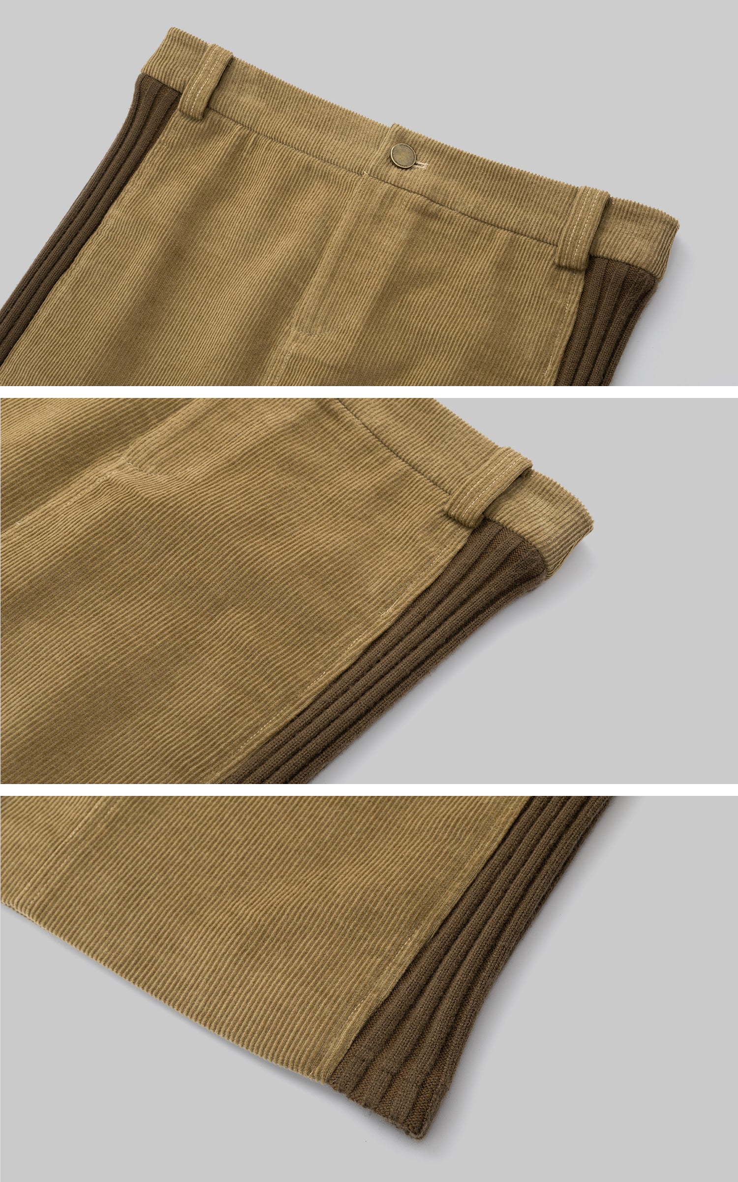 IAMXIAA Ribbed Panel Fitted Midi Skirt