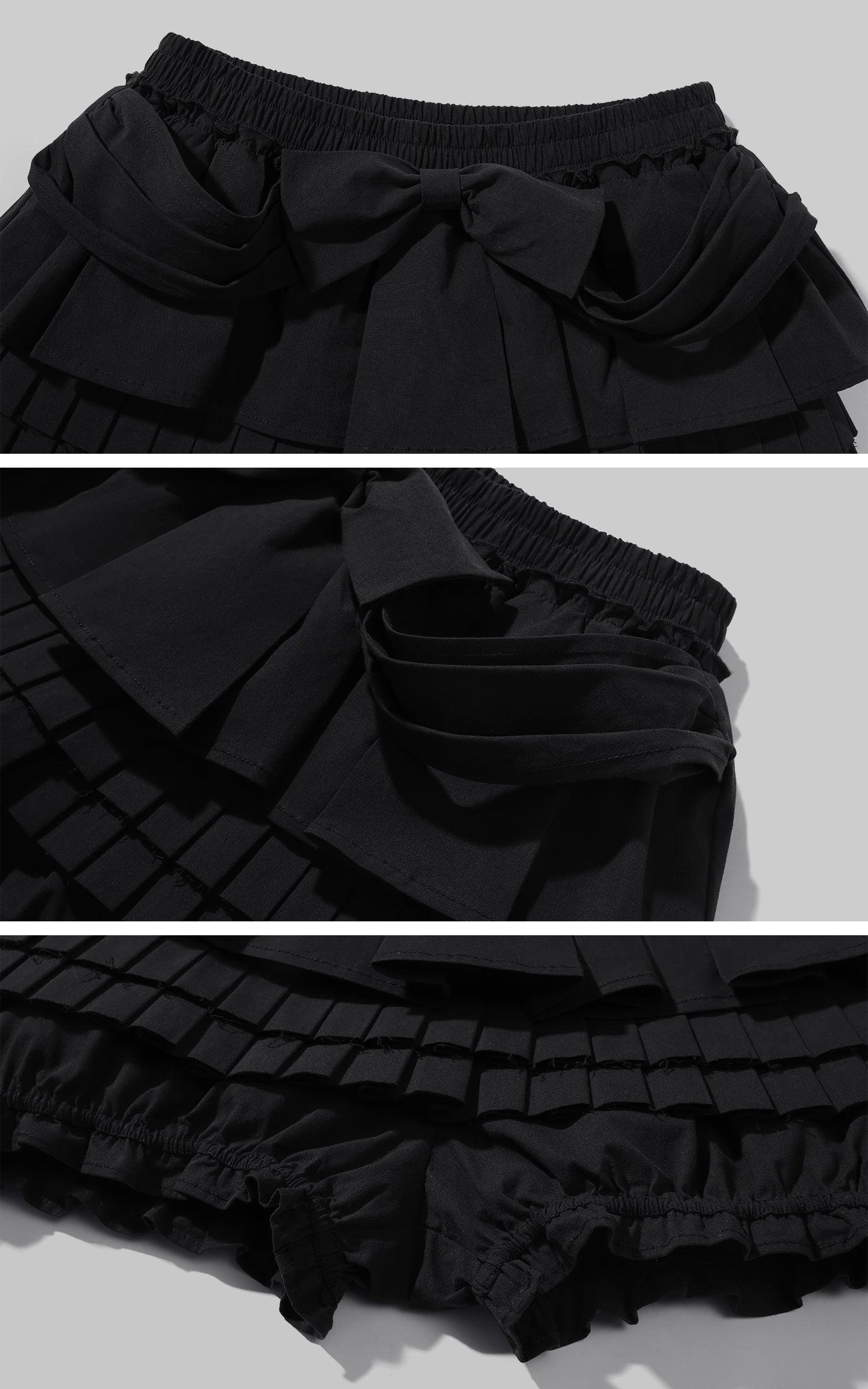 Rase le sol フレアスリーブ付きコンツアードニットトップ