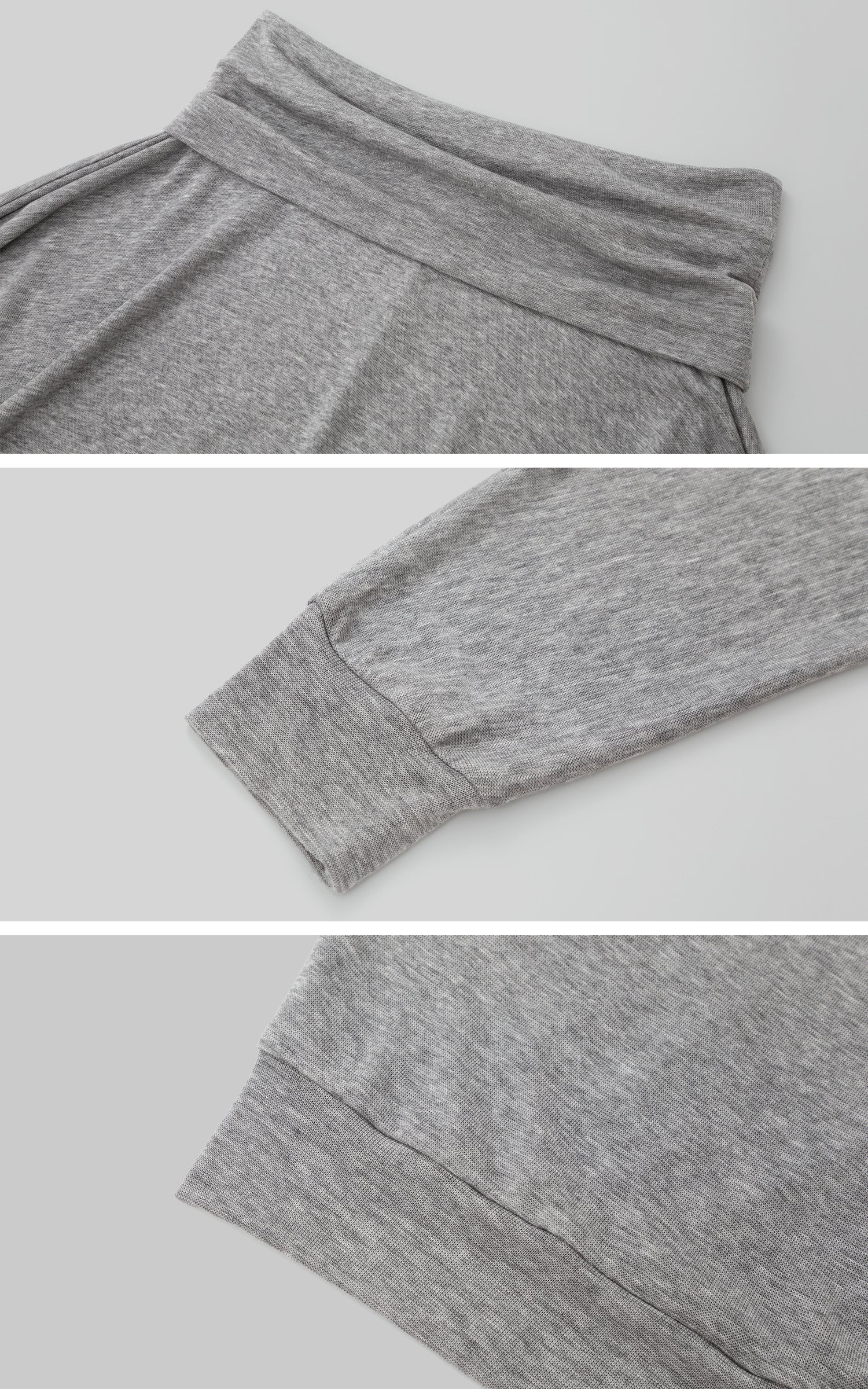 IAMXIAA Off Shoulder Knit Top Long Sleeve Pullover