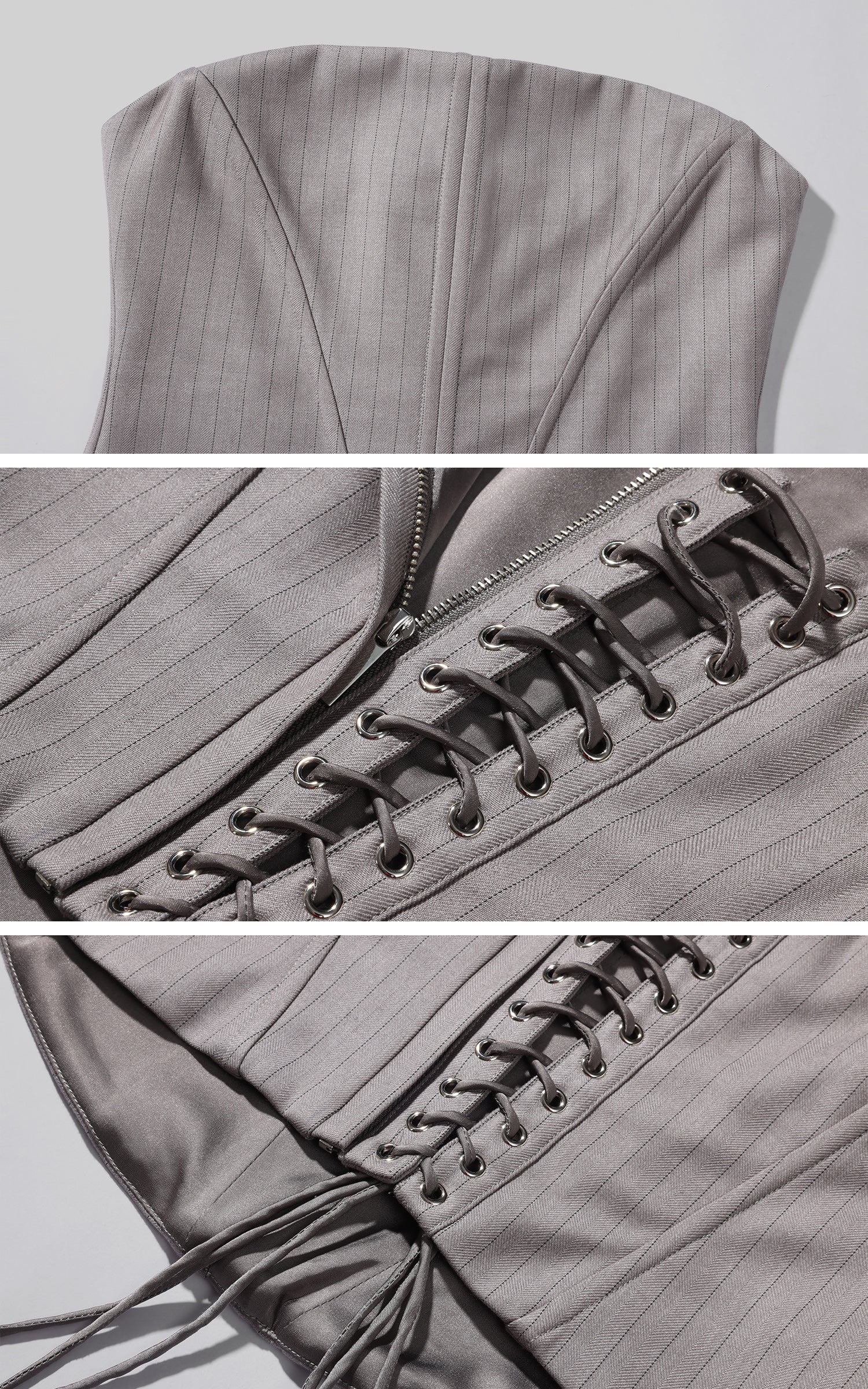 ROVENTE レースキャミソールとストラップレストップの2点セット