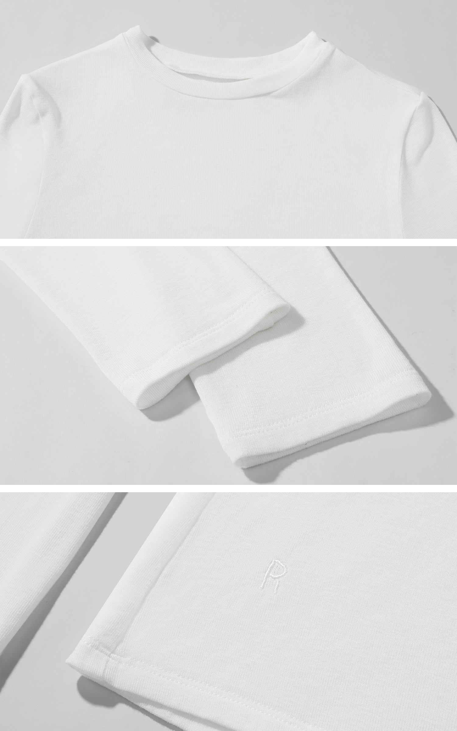 ROVENTE Fitted Long Sleeve Top