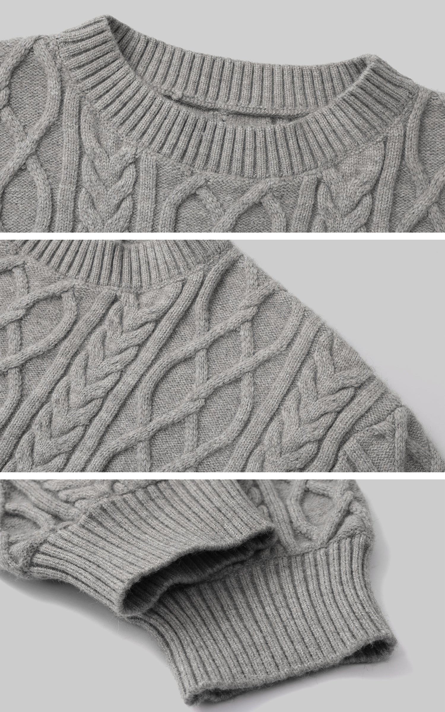 WARDEN EDGE Grey Lazy Chic Sweater Set - PINKPARKS