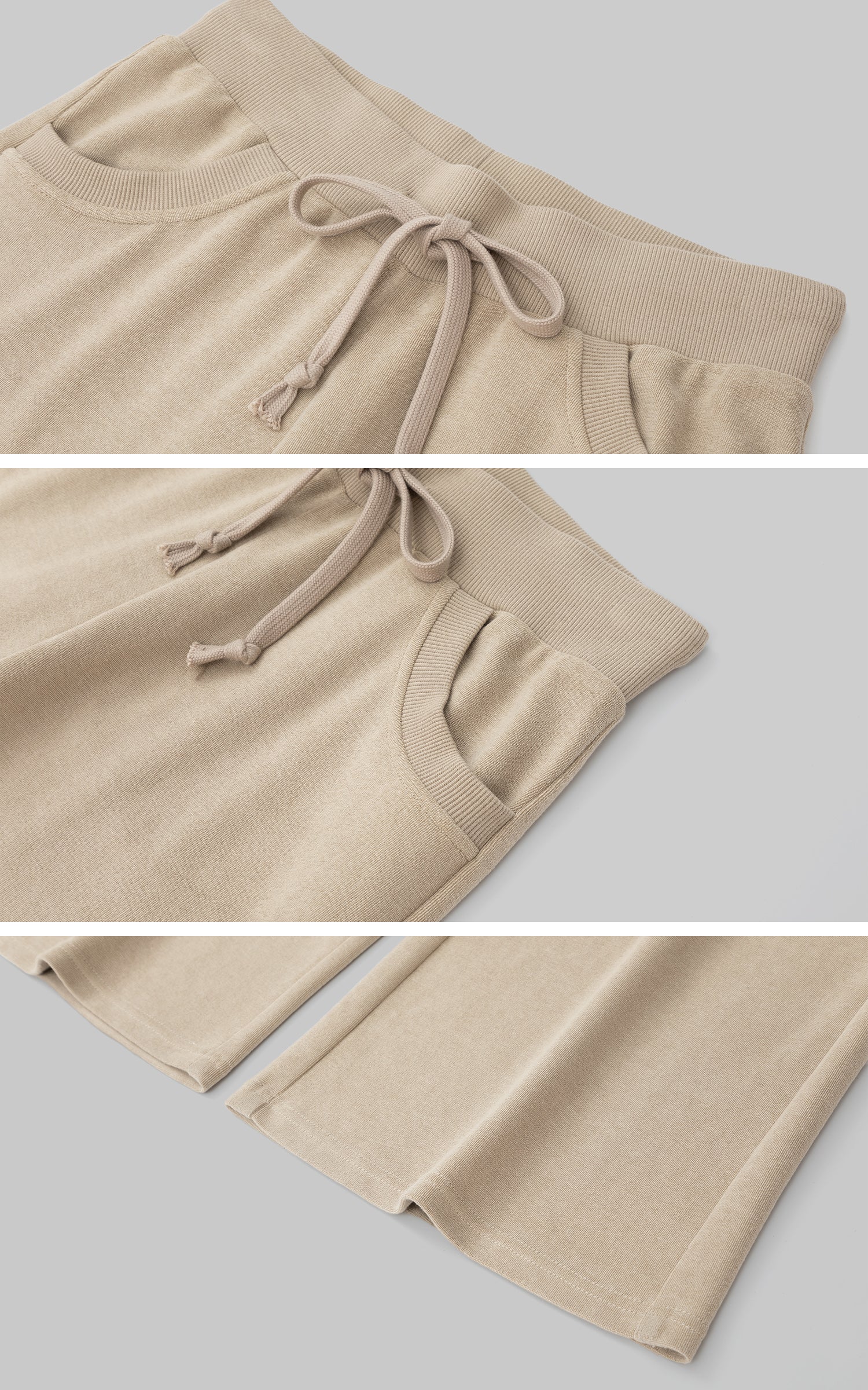 IAMXIAA ベロアジップパーカー＆ワイドレッグパンツセット