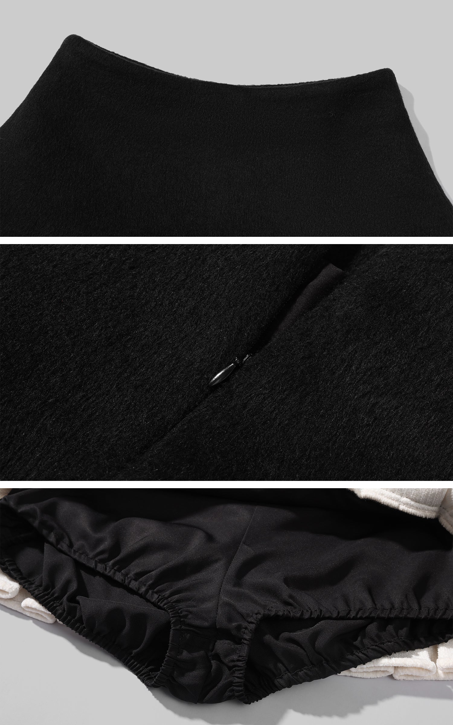 Rase le sol ウールジャケット＆レイヤードミニスカートセット