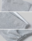 WARDEN EDGE Grey Contrast-Layered Lounge Set - PINKPARKS