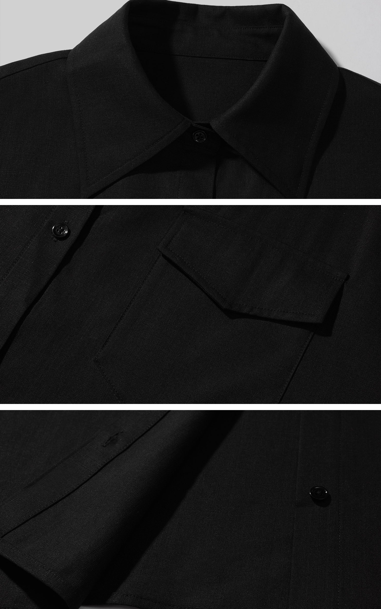 0122stepll Slim-Fit Collared Long Sleeve Jacket