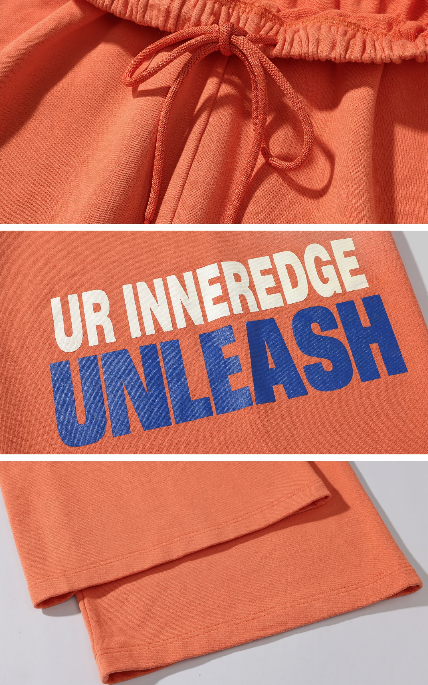 WARDEN EDGE グラデーションワイドレッグパンツ・大胆プリント