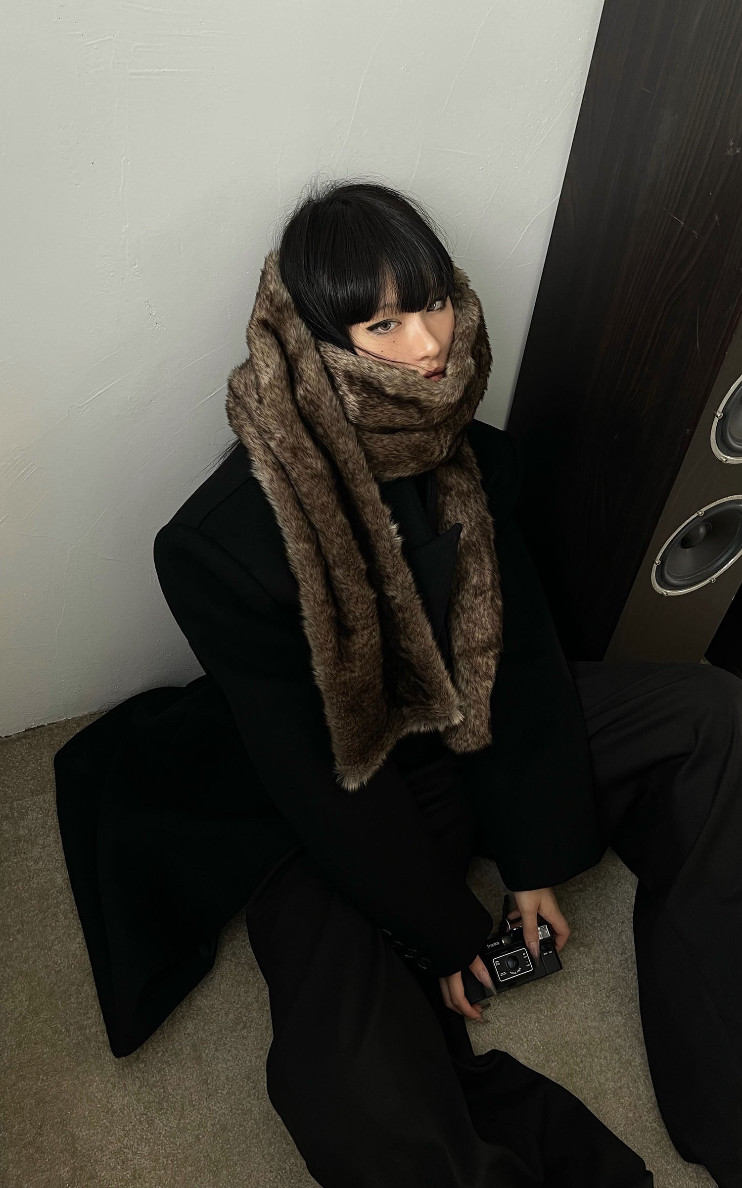 0122stepll フェイクファー スカーフ