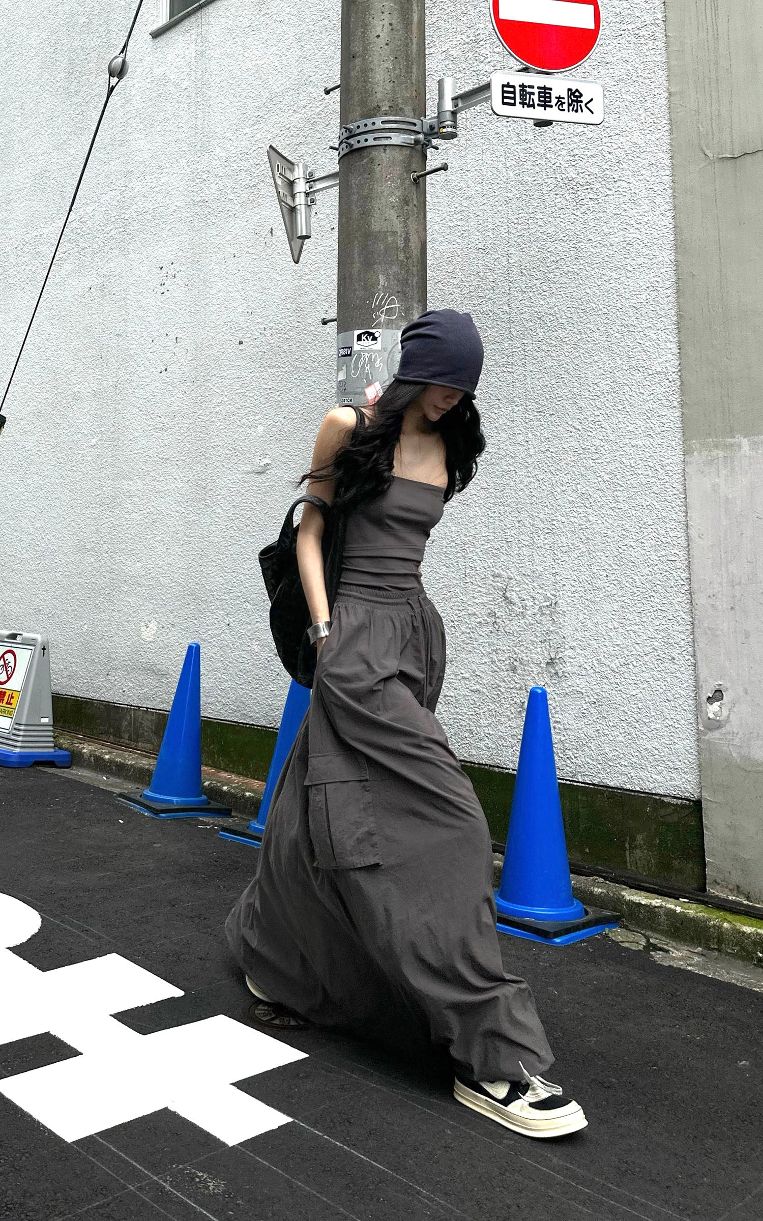 0122stepll Strapless Skirt Set