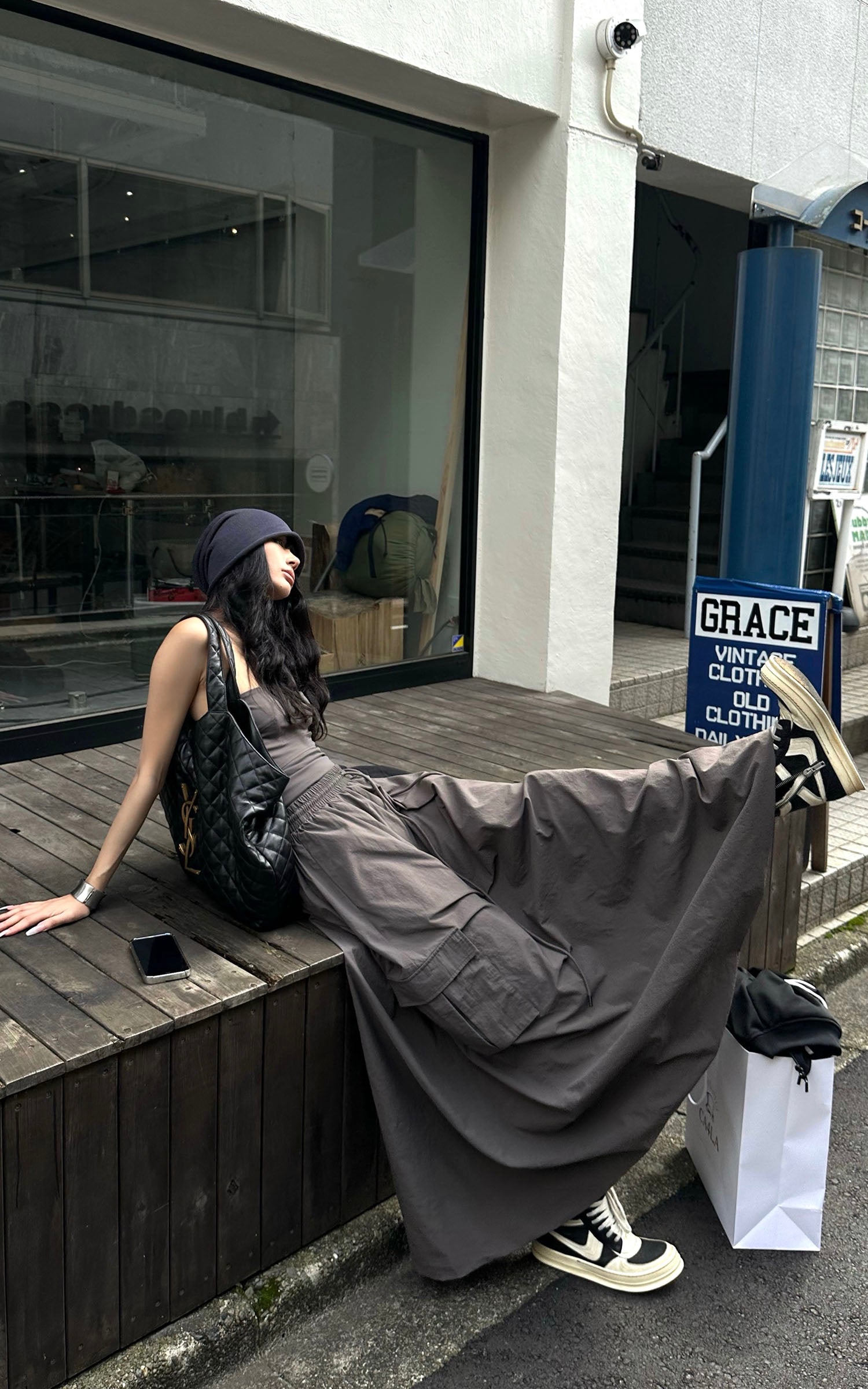 0122stepll Strapless Skirt Set