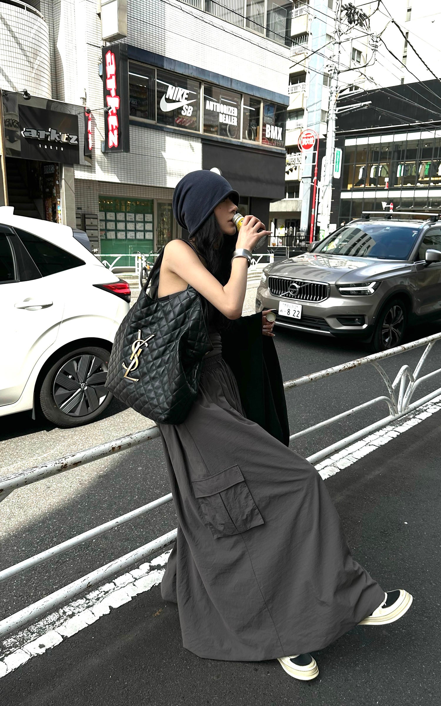 0122stepll Strapless Skirt Set