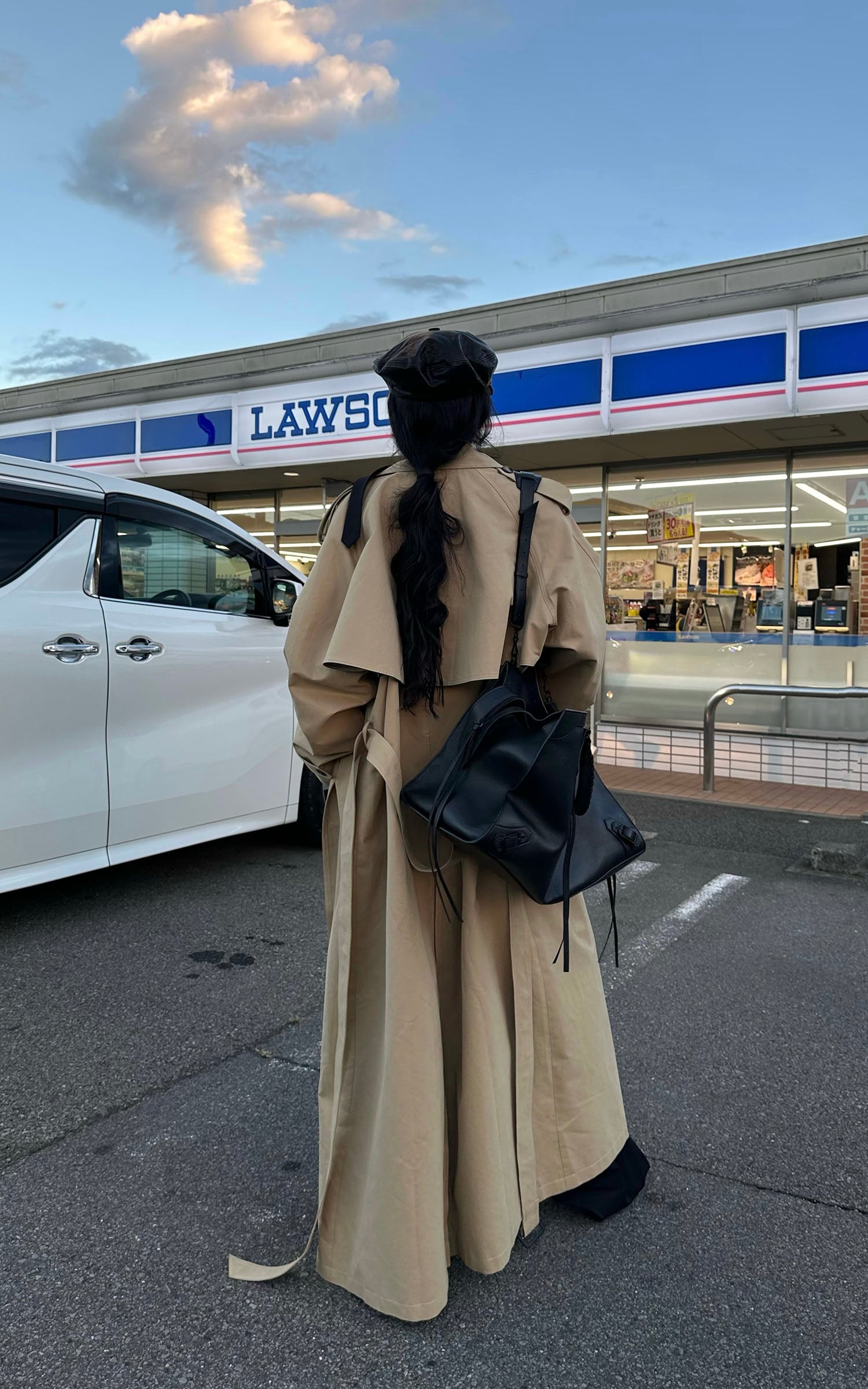 0122stepll Oversized Trench Coat