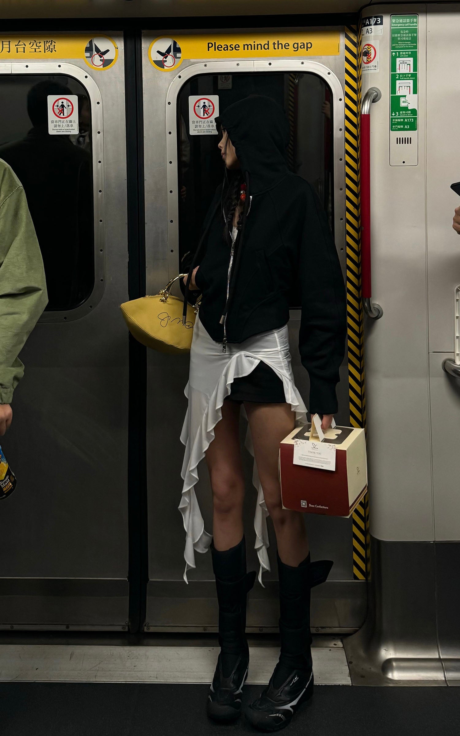 WARDEN EDGE Asymmetric Ruffle Dress - PINKPARKS