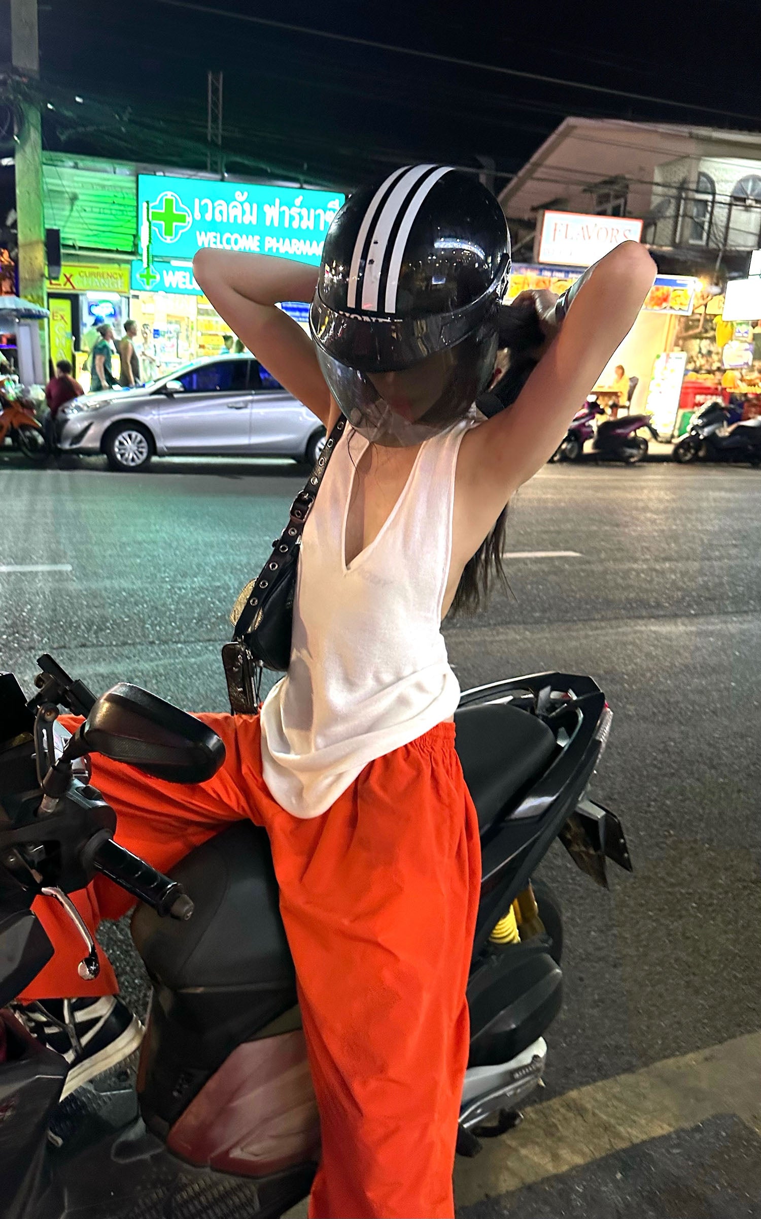 0122stepll リラックスワイドレッグパンツ