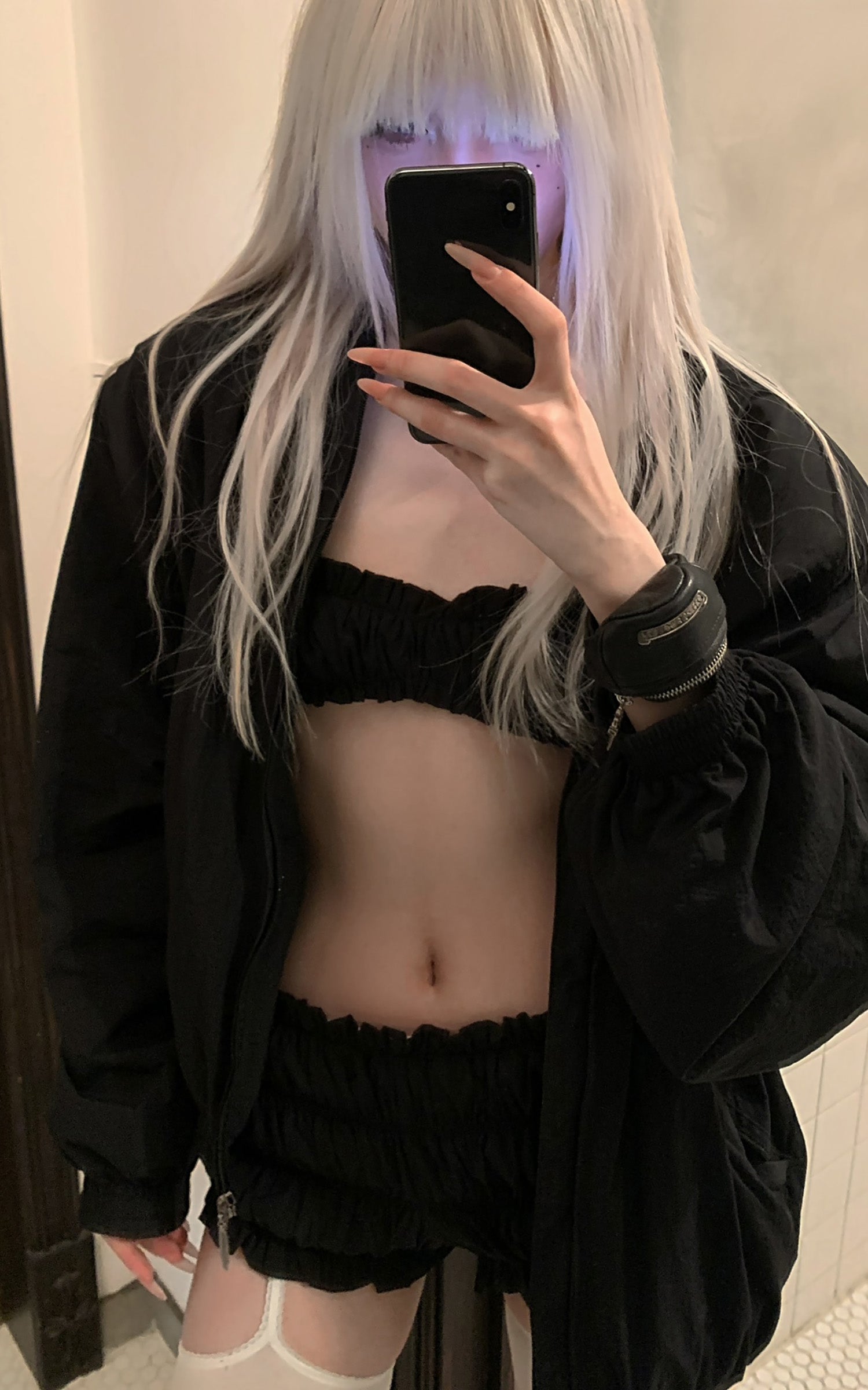 Rase le sol Ruched Bandeau Top &amp; Shorts Set - PINKPARKS