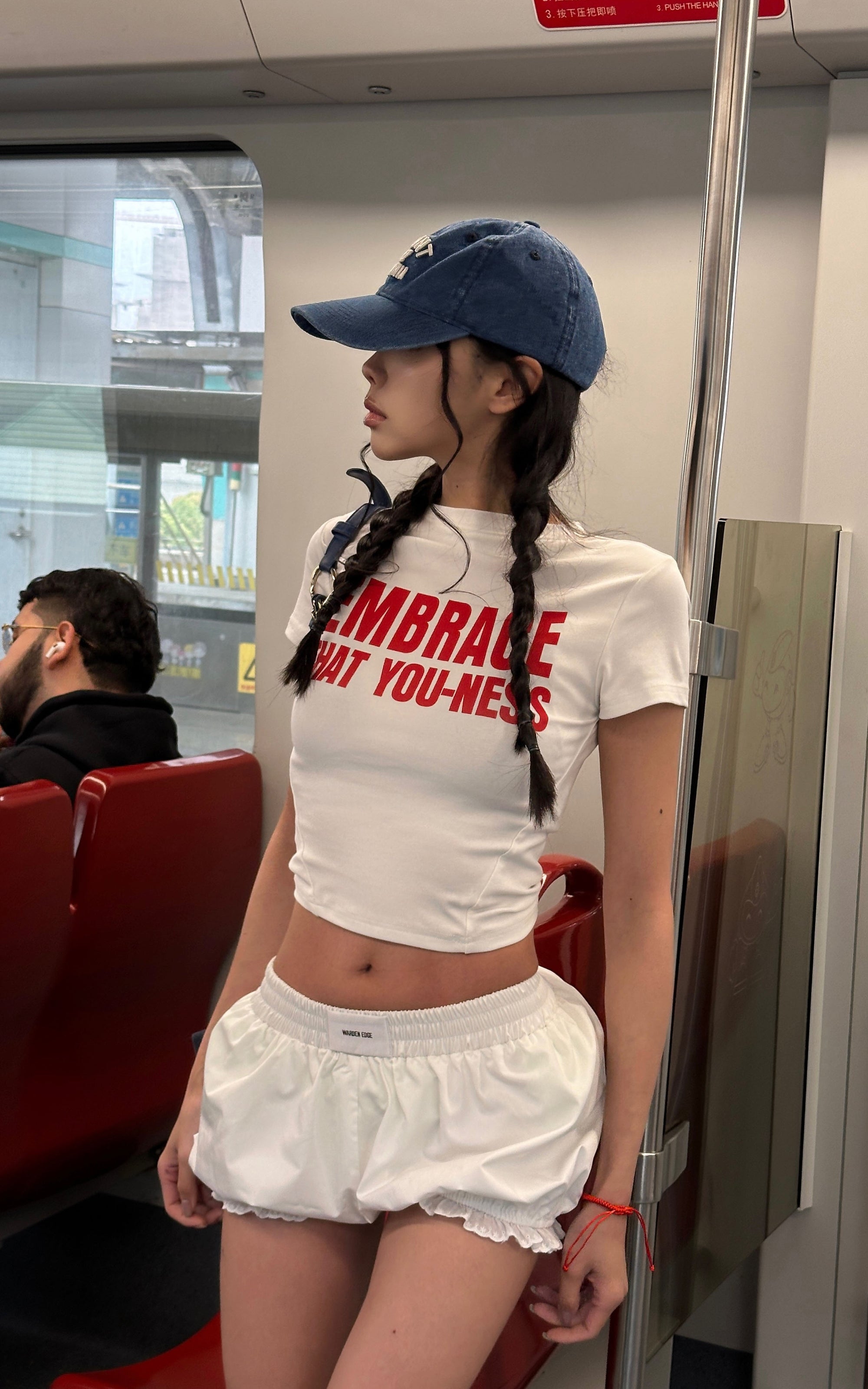 WARDEN EDGE Fitted Cropped T-Shirt - PINKPARKS