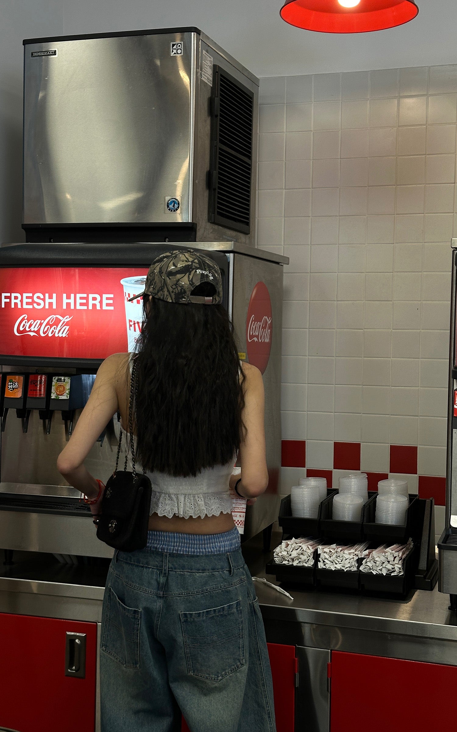 WARDEN EDGE White Corset Top with Lace Hem - PINKPARKS