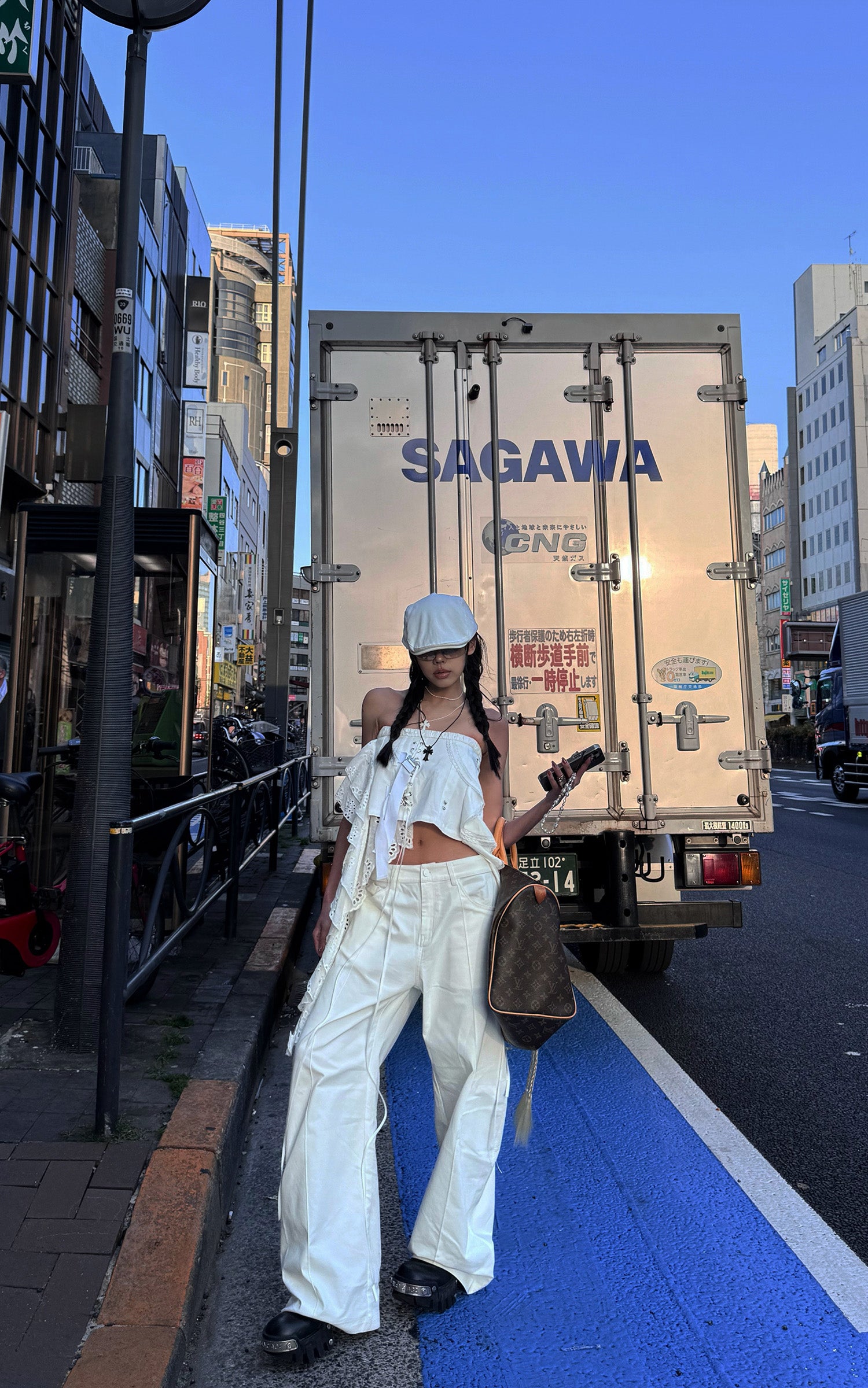 WARDEN EDGE Dramatic Wide-Leg Floor-Length Pants - PINKPARKS