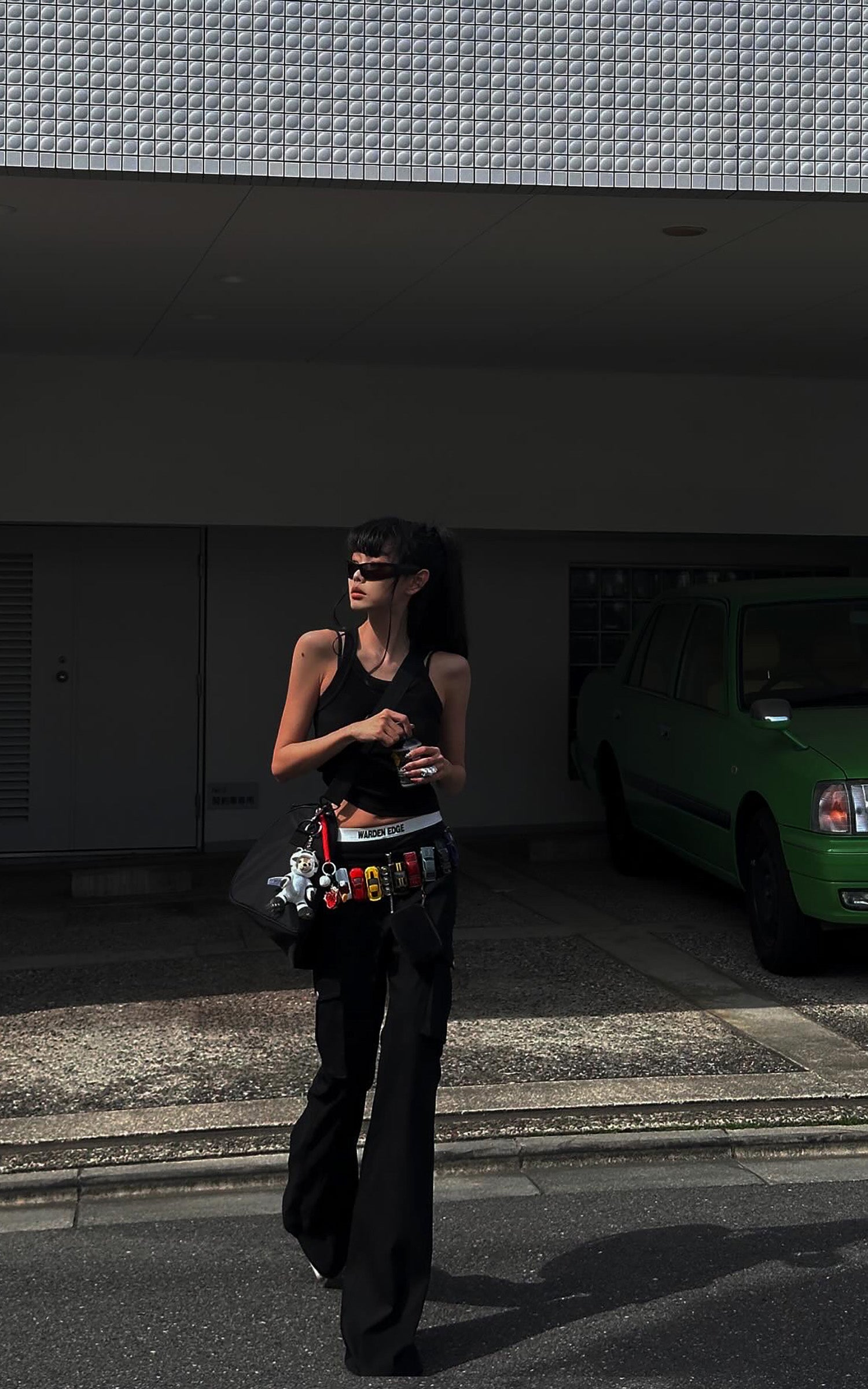 WARDEN EDGE Low-Rise Flare Pants with Floor-Length Hem - PINKPARKS