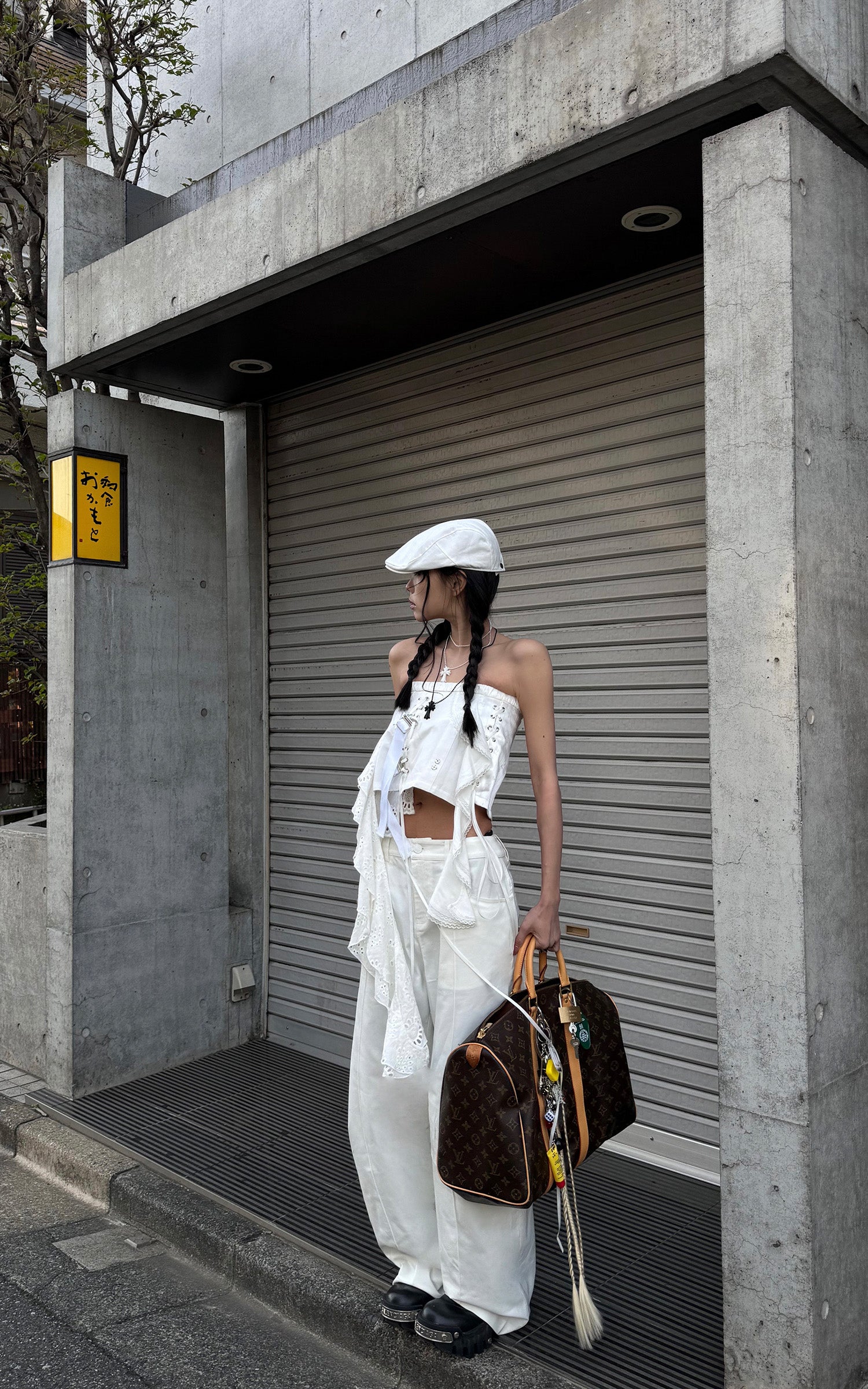 WARDEN EDGE Dramatic Wide-Leg Floor-Length Pants - PINKPARKS