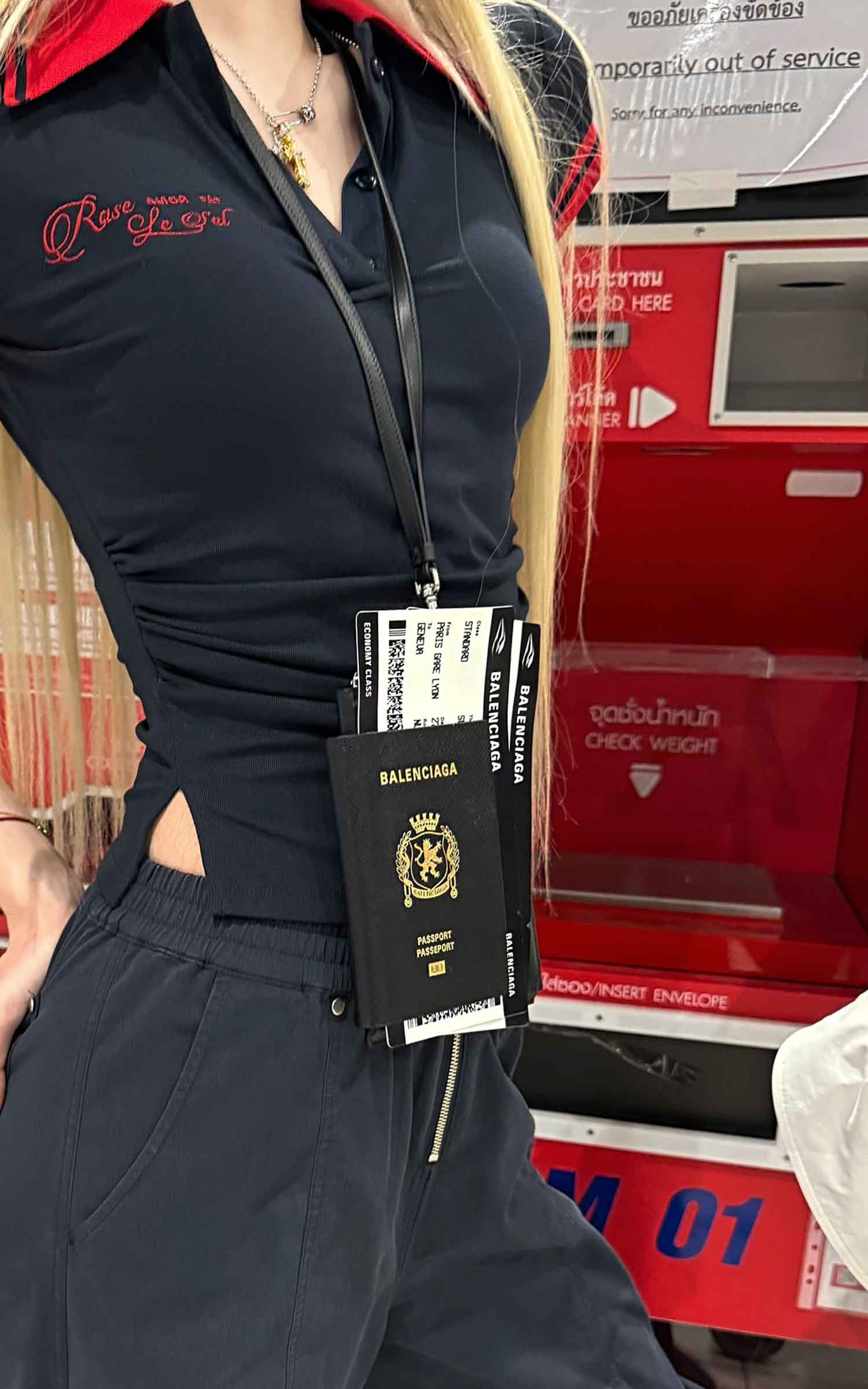 Rase le sol Polo Collar Short-Sleeve Top - PINKPARKS