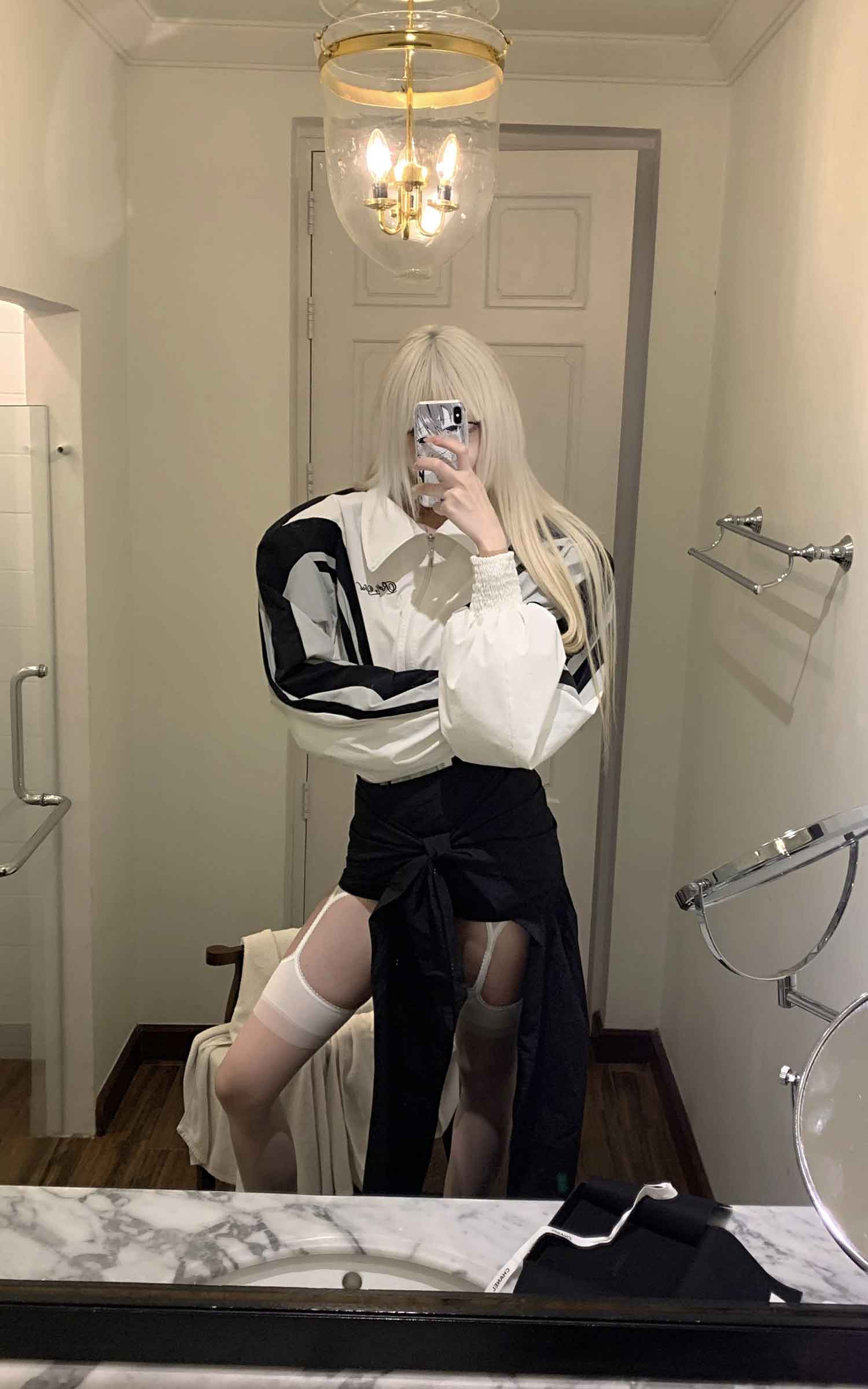 Rase le sol American Varsity Jacket - PINKPARKS