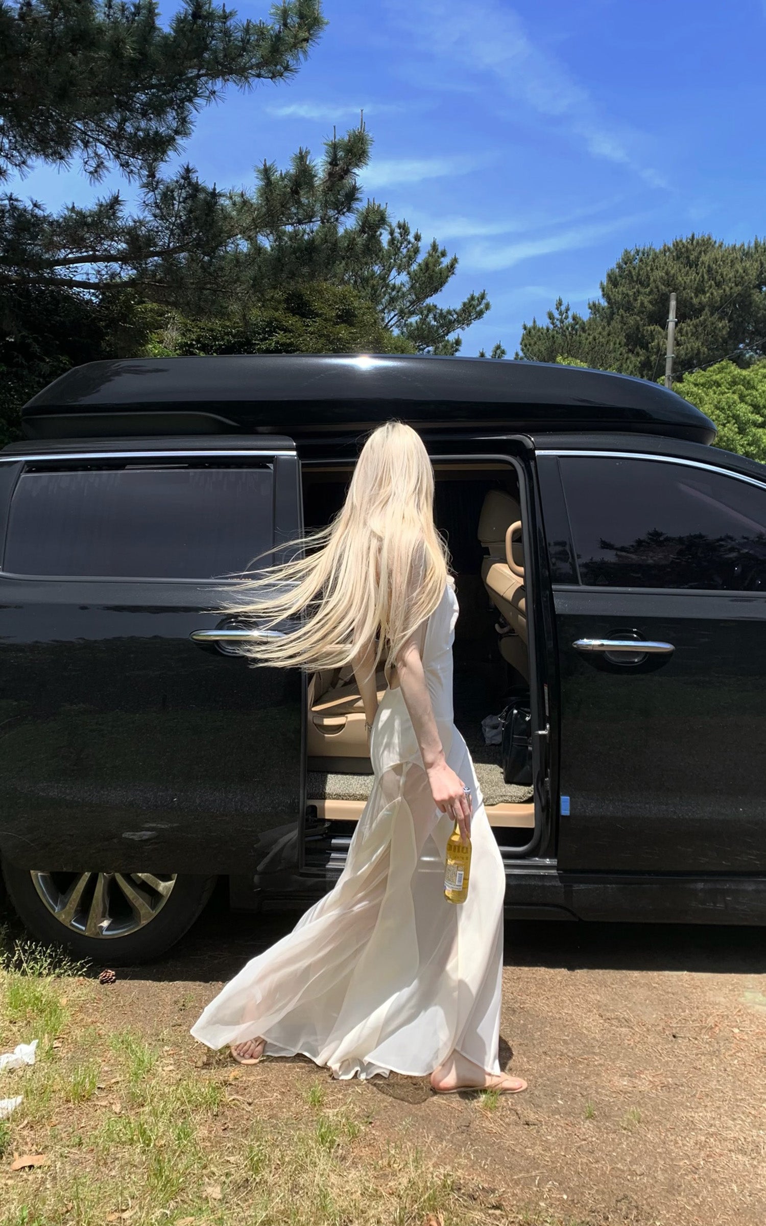 Rase le sol Sleeveless Backless Maxi Dress - PINKPARKS