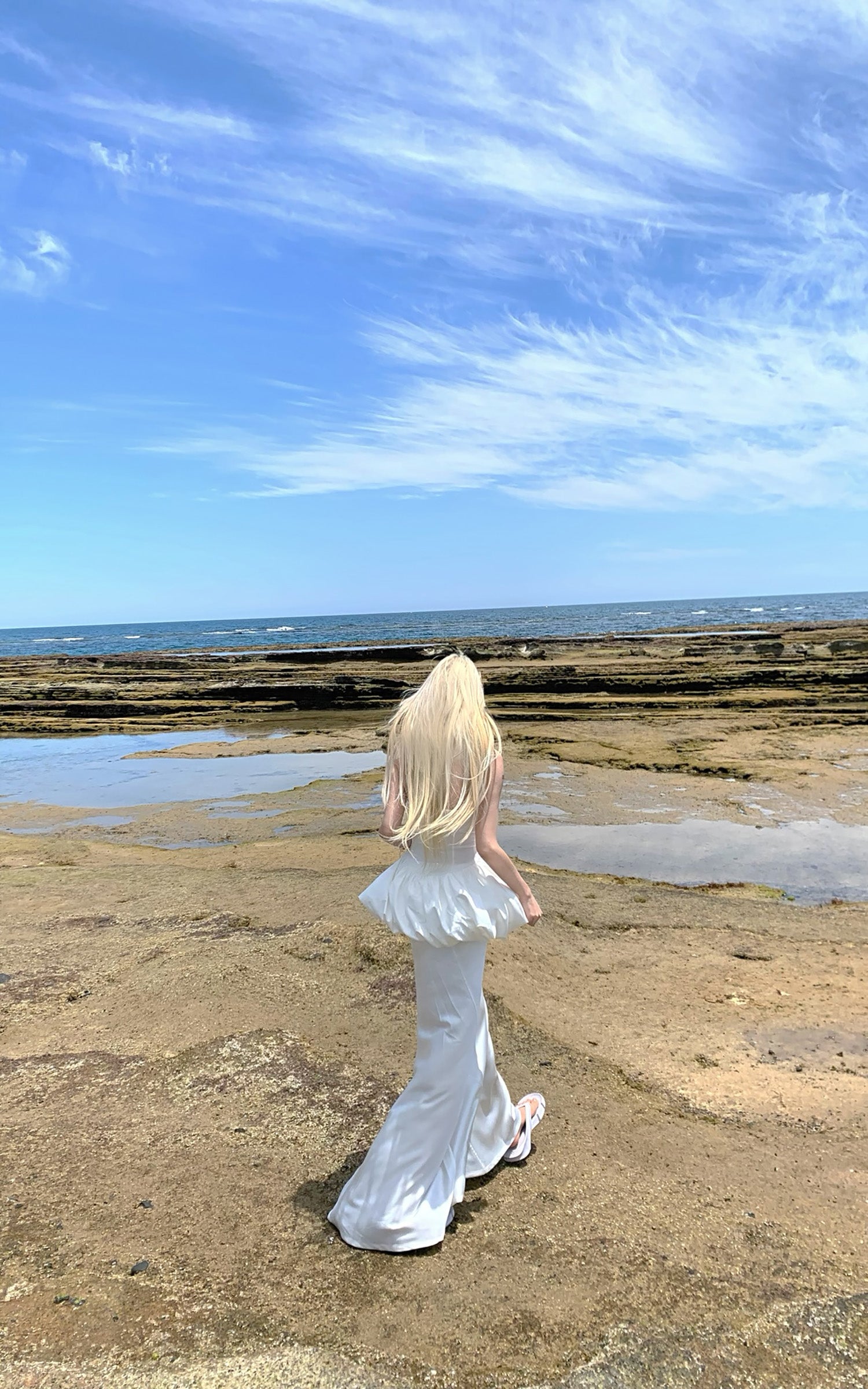 Rase le sol Petal Balloon & Mermaid Skirt Set - PINKPARKS