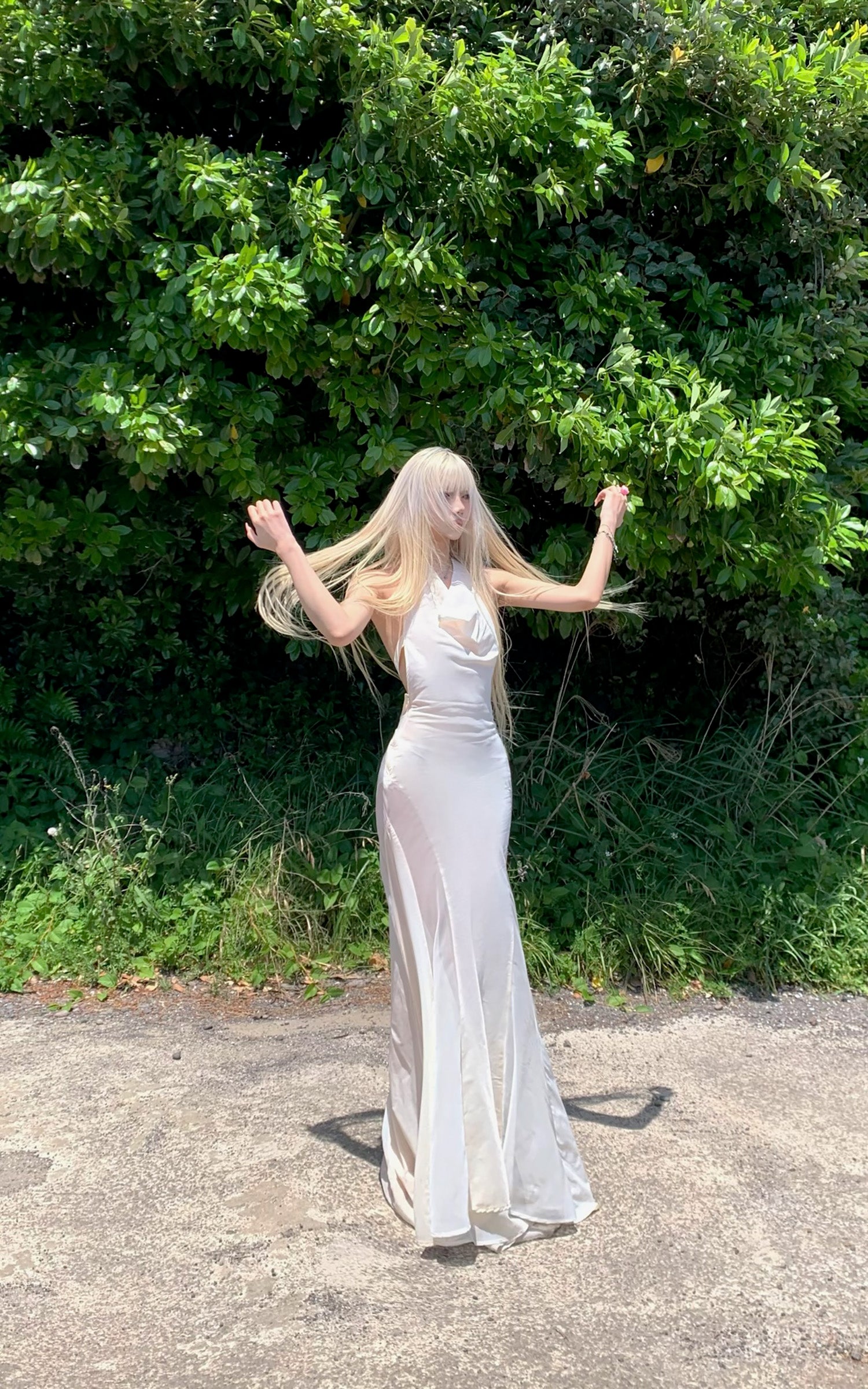 Rase le sol Sleeveless Backless Maxi Dress - PINKPARKS