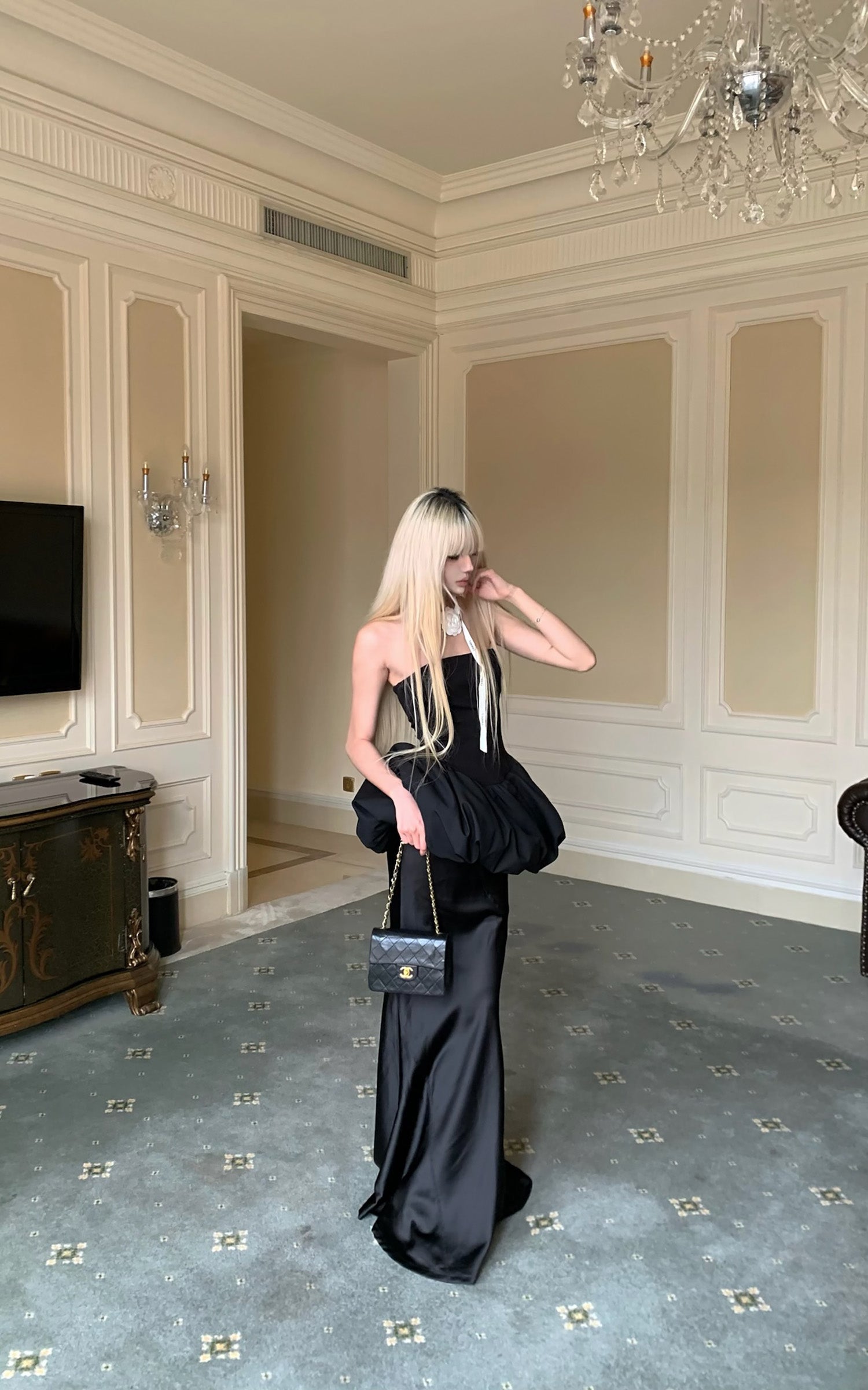 Rase le sol Petal Balloon & Mermaid Skirt Set - PINKPARKS