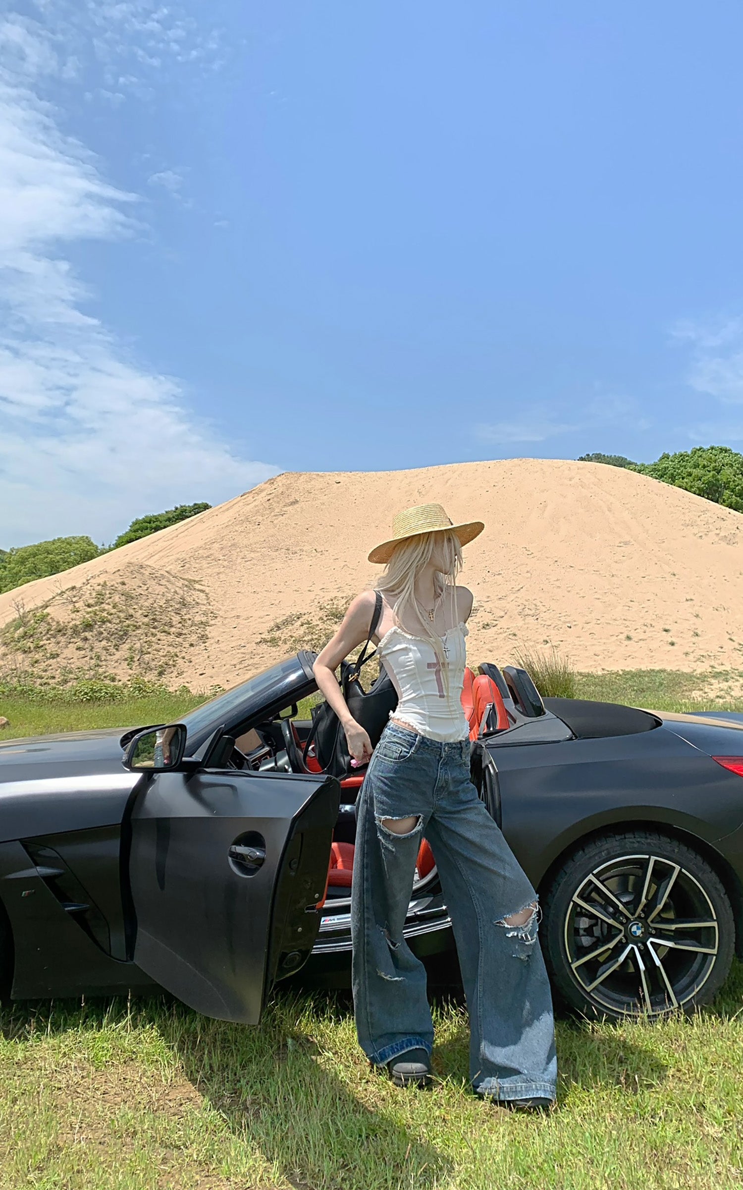 Rase le sol Bustier Bodysuit - PINKPARKS