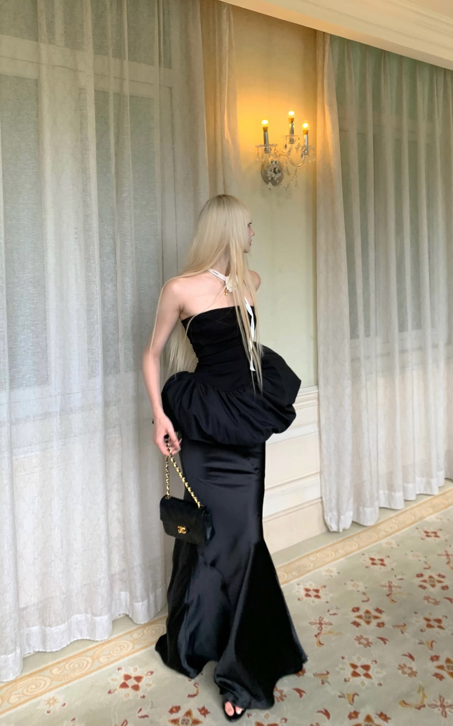 Rase le sol Petal Balloon &amp; Mermaid Skirt Set - PINKPARKS