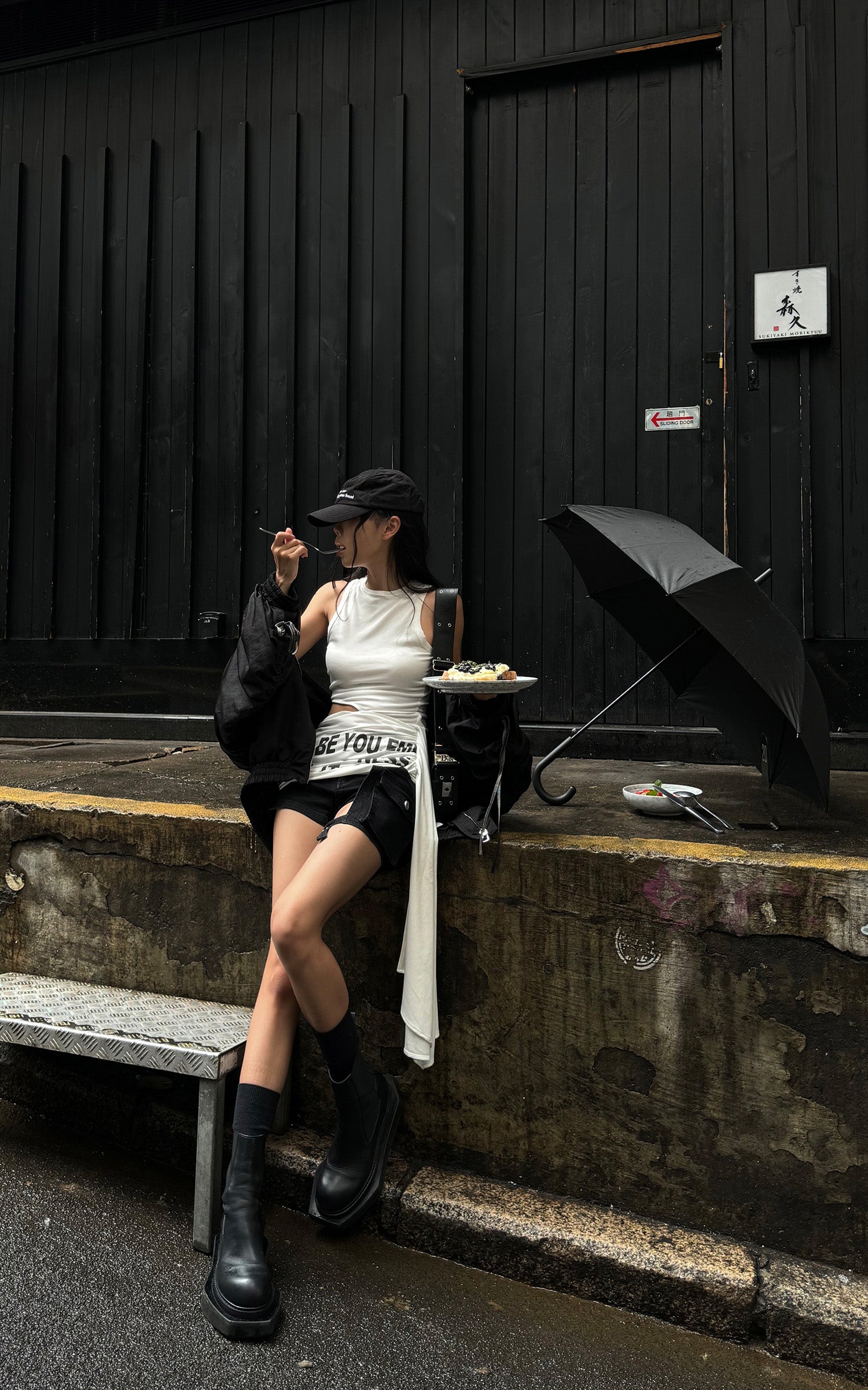 WARDEN EDGE Asymmetrical Strap Vest - PINKPARKS