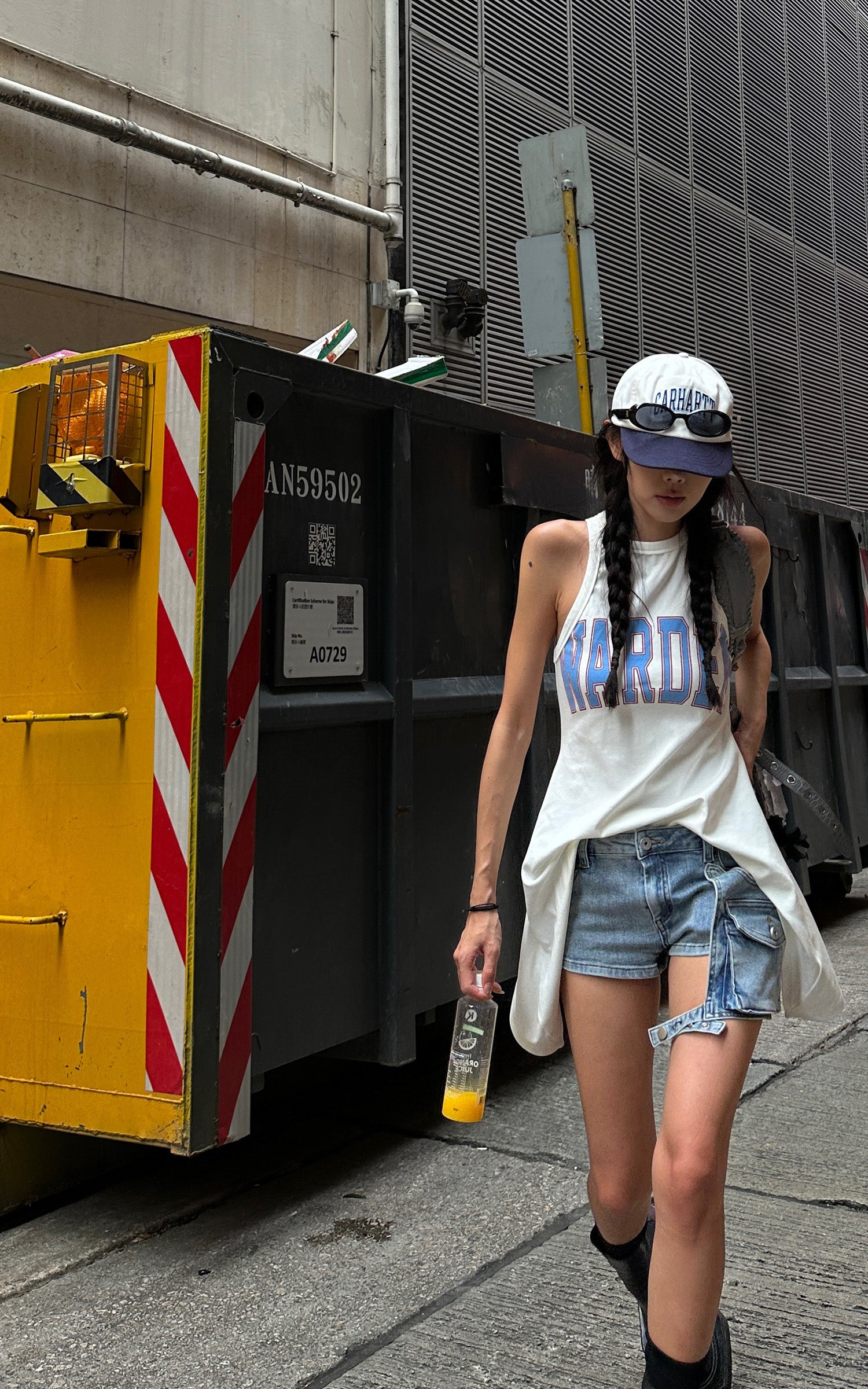 WARDEN EDGE Utility Denim Shorts with 3D Pocket Detailing - PINKPARKS