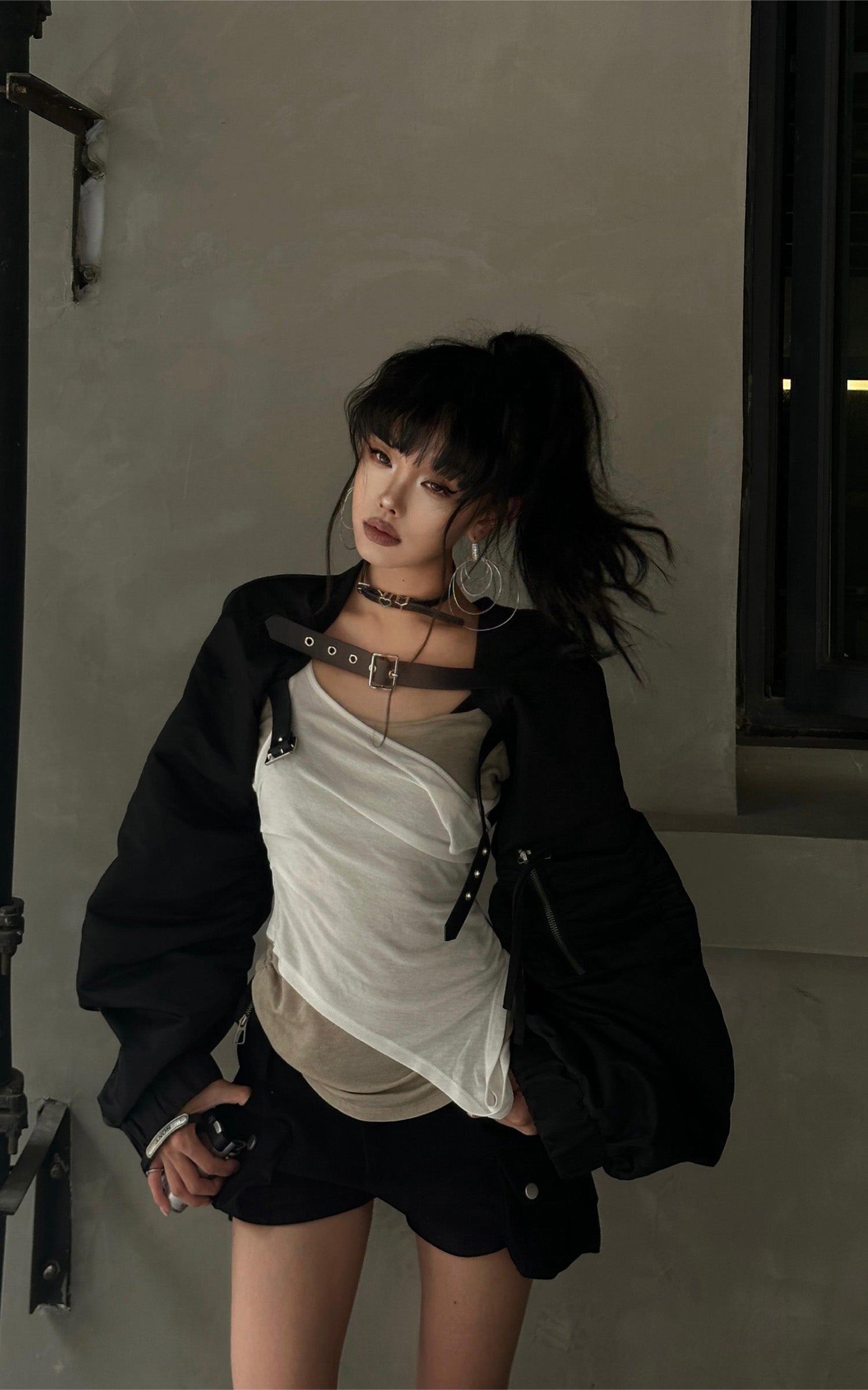 WARDEN EDGE Faux Two-Piece Layered Tank Top - PINKPARKS