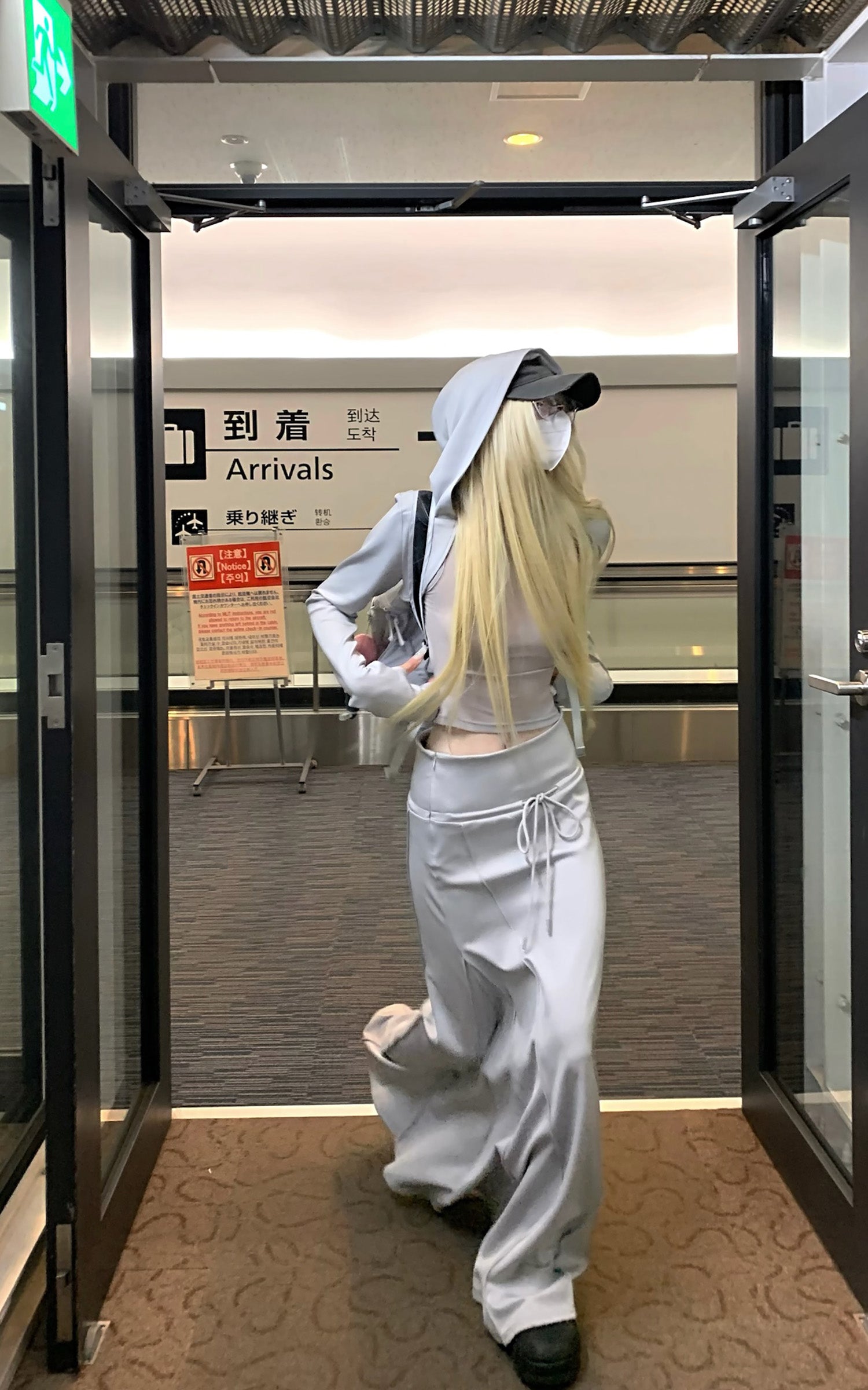 Rase le sol Hooded Cardigan, Tank Top and Fishtail Skirt Set - PINKPARKS