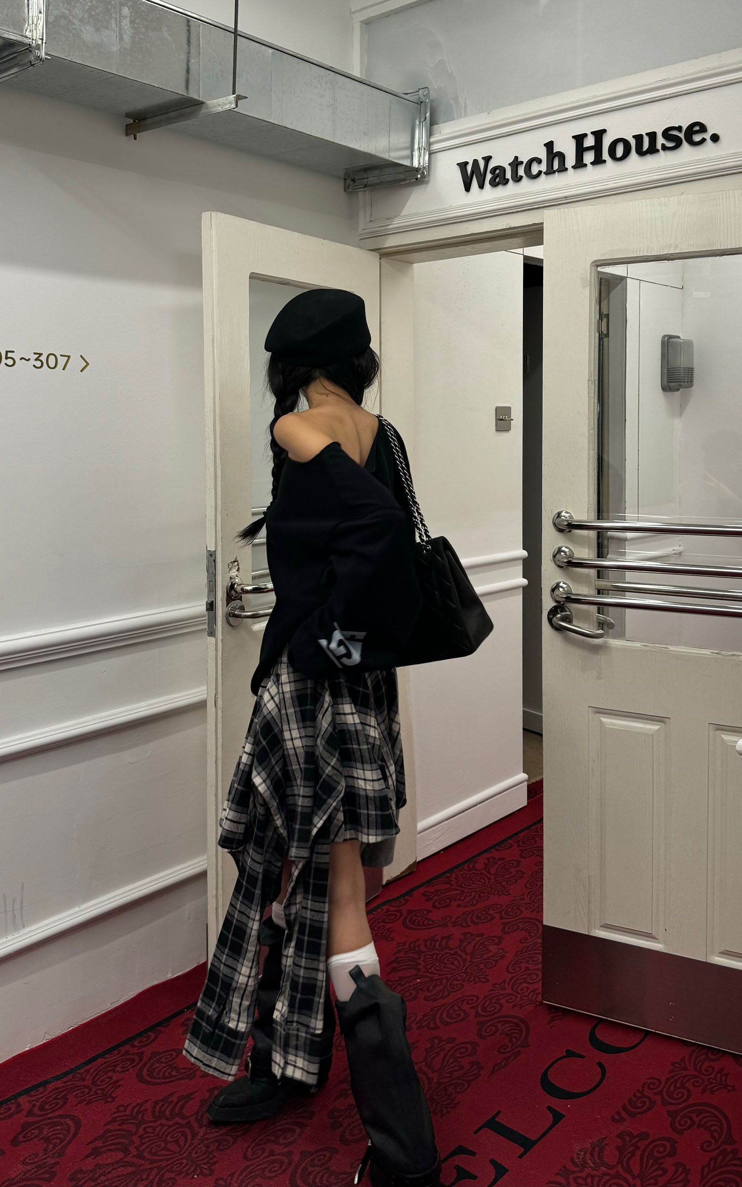 WARDEN EDGE Asymmetrical Off-Shoulder Long Sleeve Top - PINKPARKS