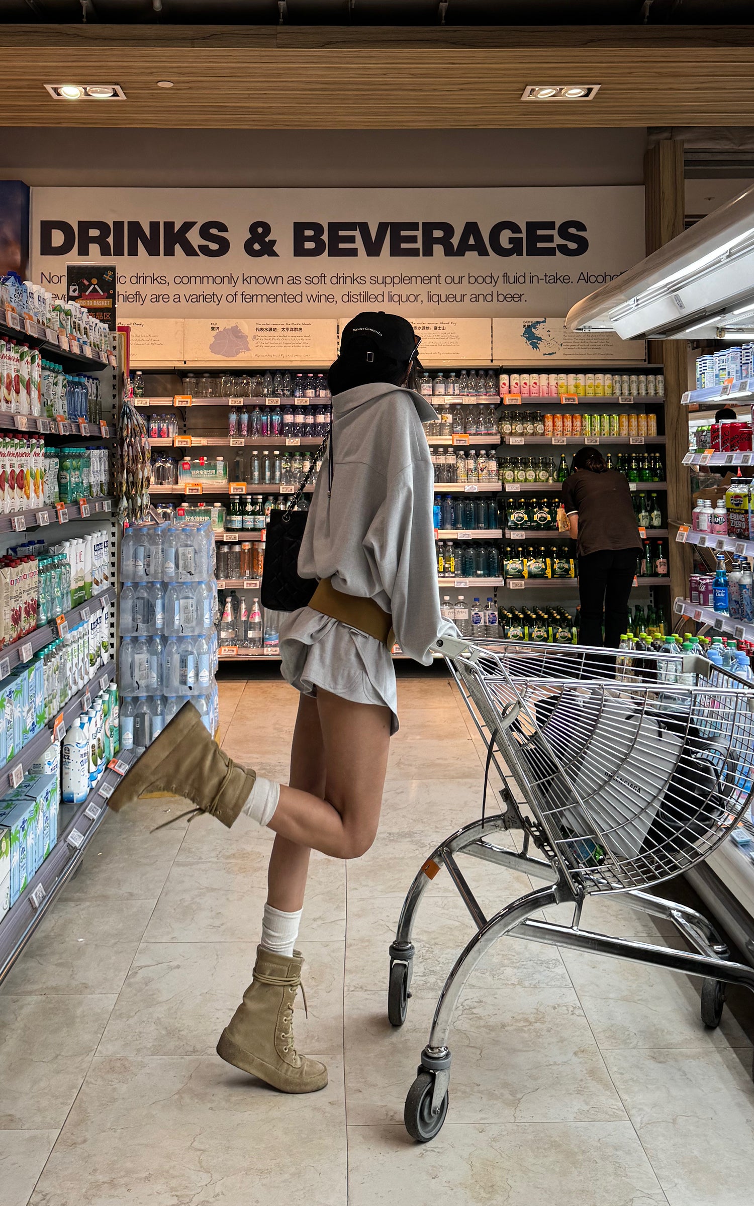 WARDEN EDGE Oversized Shirt Jacket + Layered Shorts Set - PINKPARKS