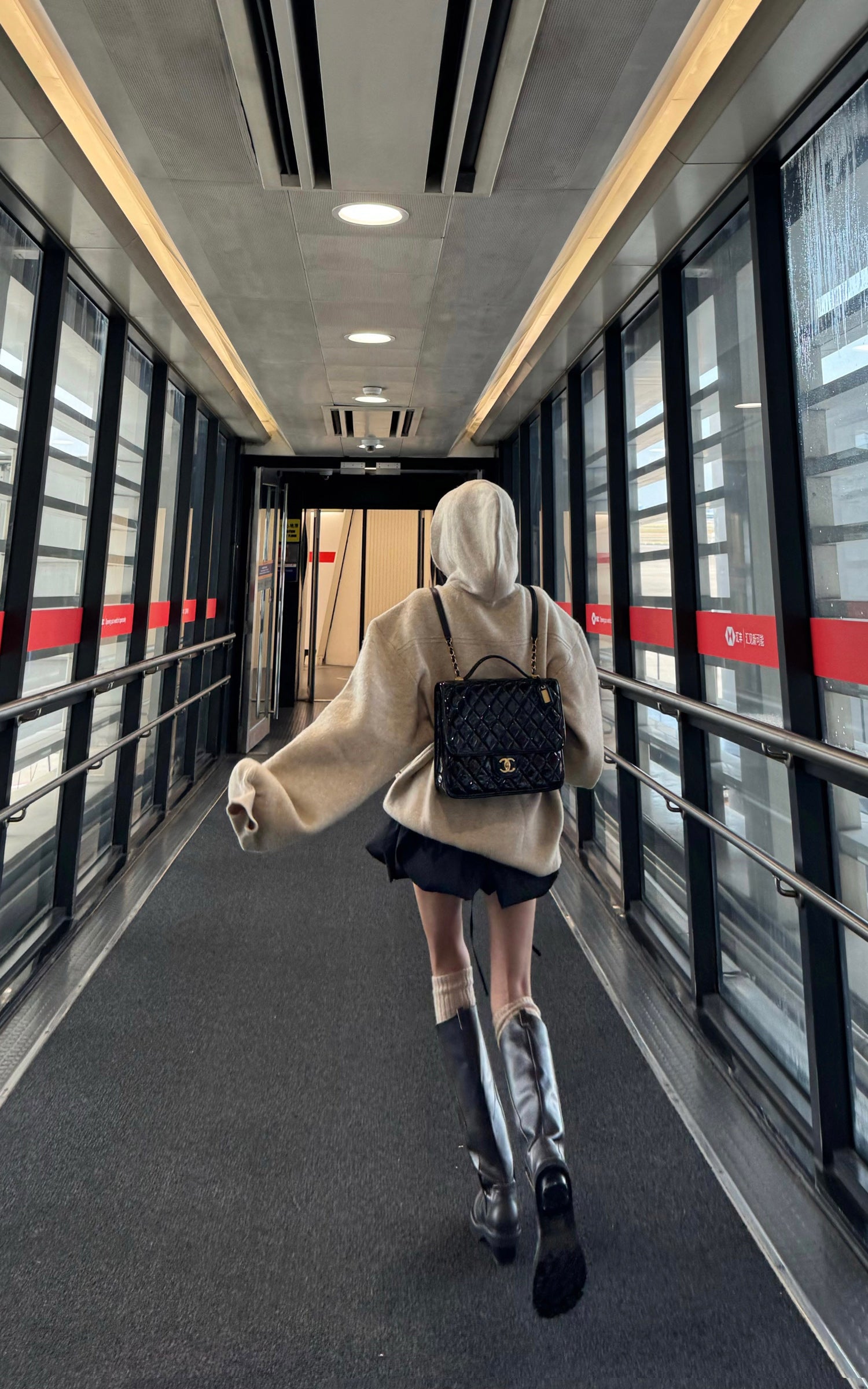 WARDEN EDGE Black Flower Bud Mini Skirt - PINKPARKS