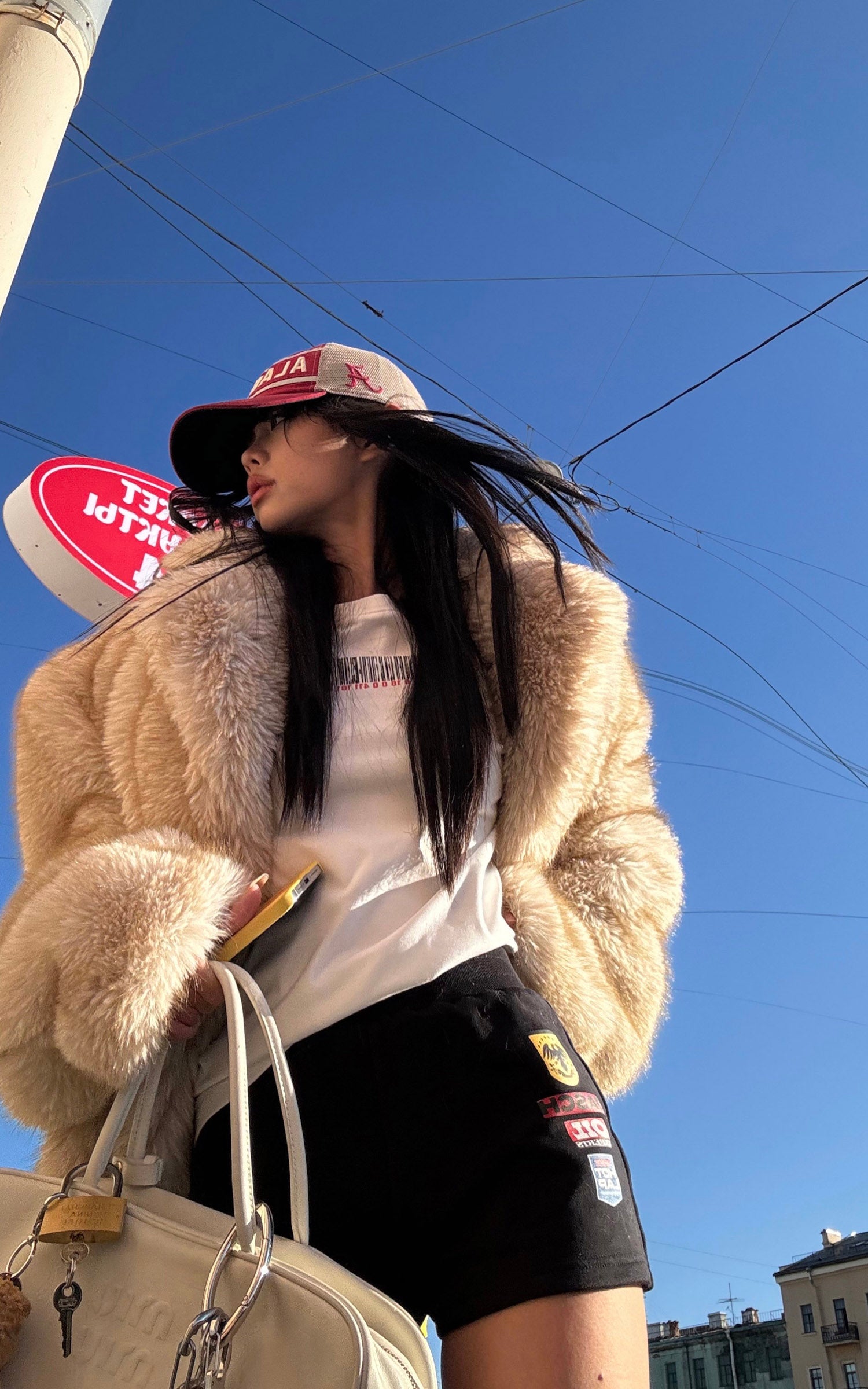 WARDEN EDGE Embroidered Patch Detail Shorts - PINKPARKS